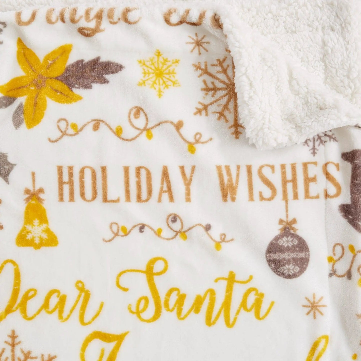 Holiday Sherpa Throw - Esmay Collection from PriceLows™