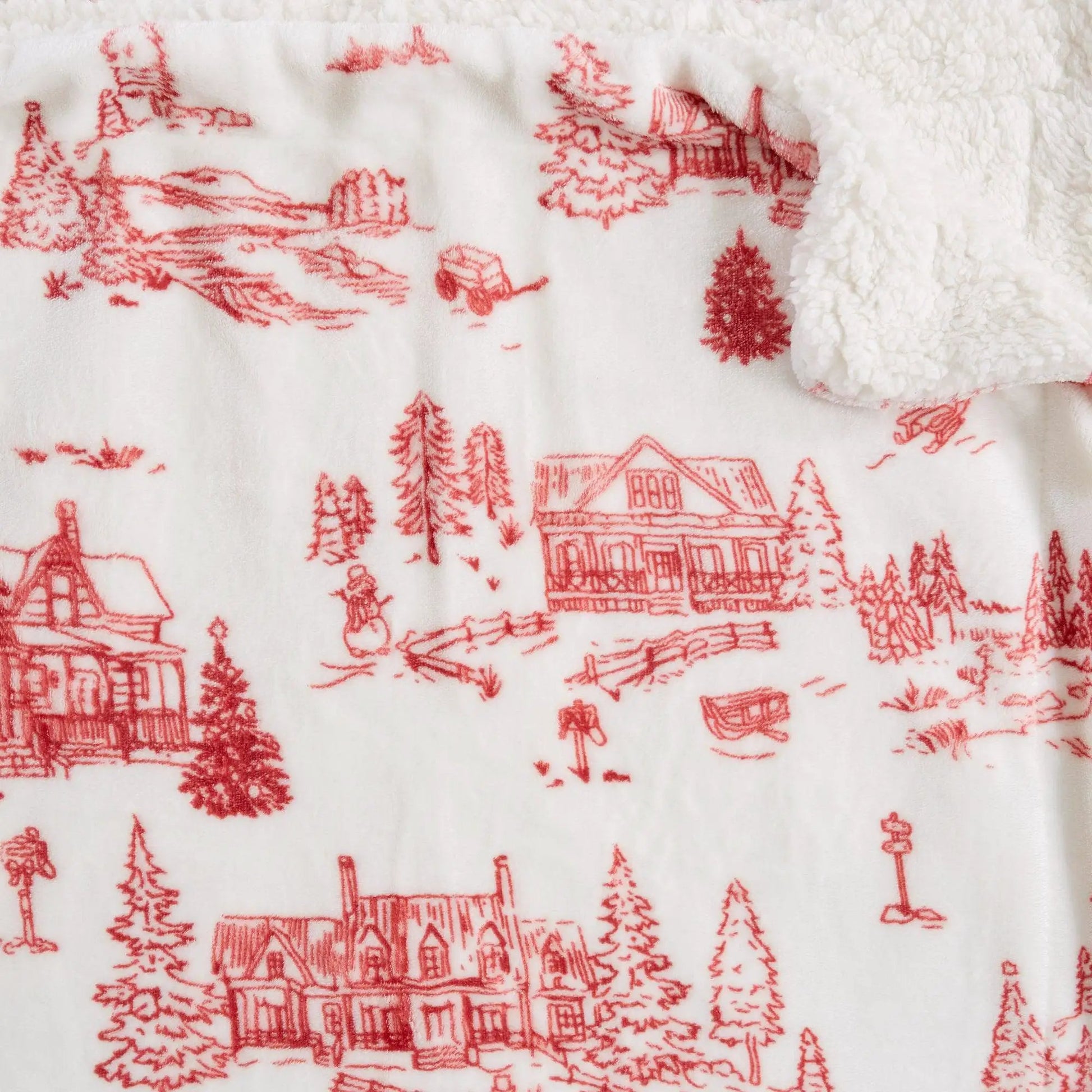 Holiday Sherpa Throw - Esmay Collection from PriceLows™