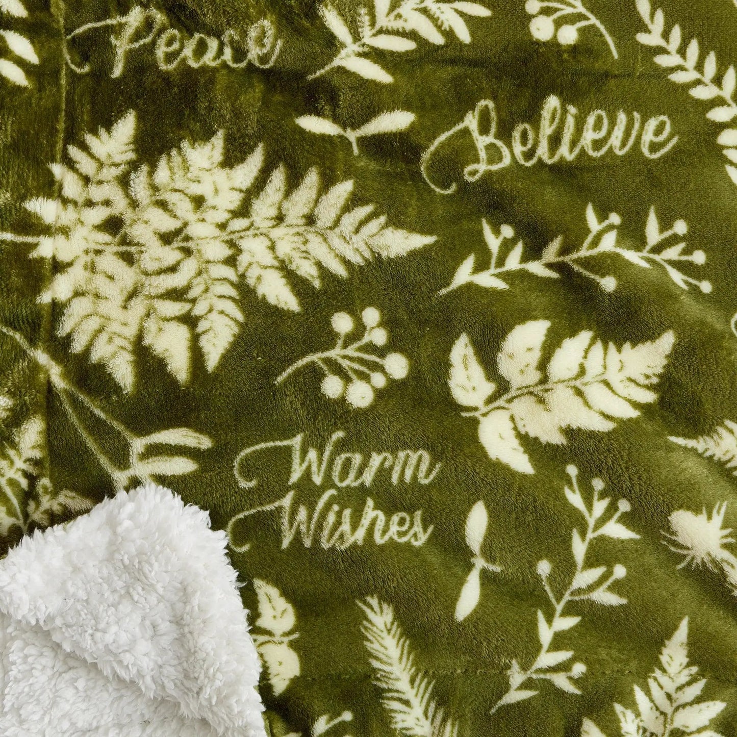 Holiday Sherpa Throw - Esmay Collection from PriceLows™