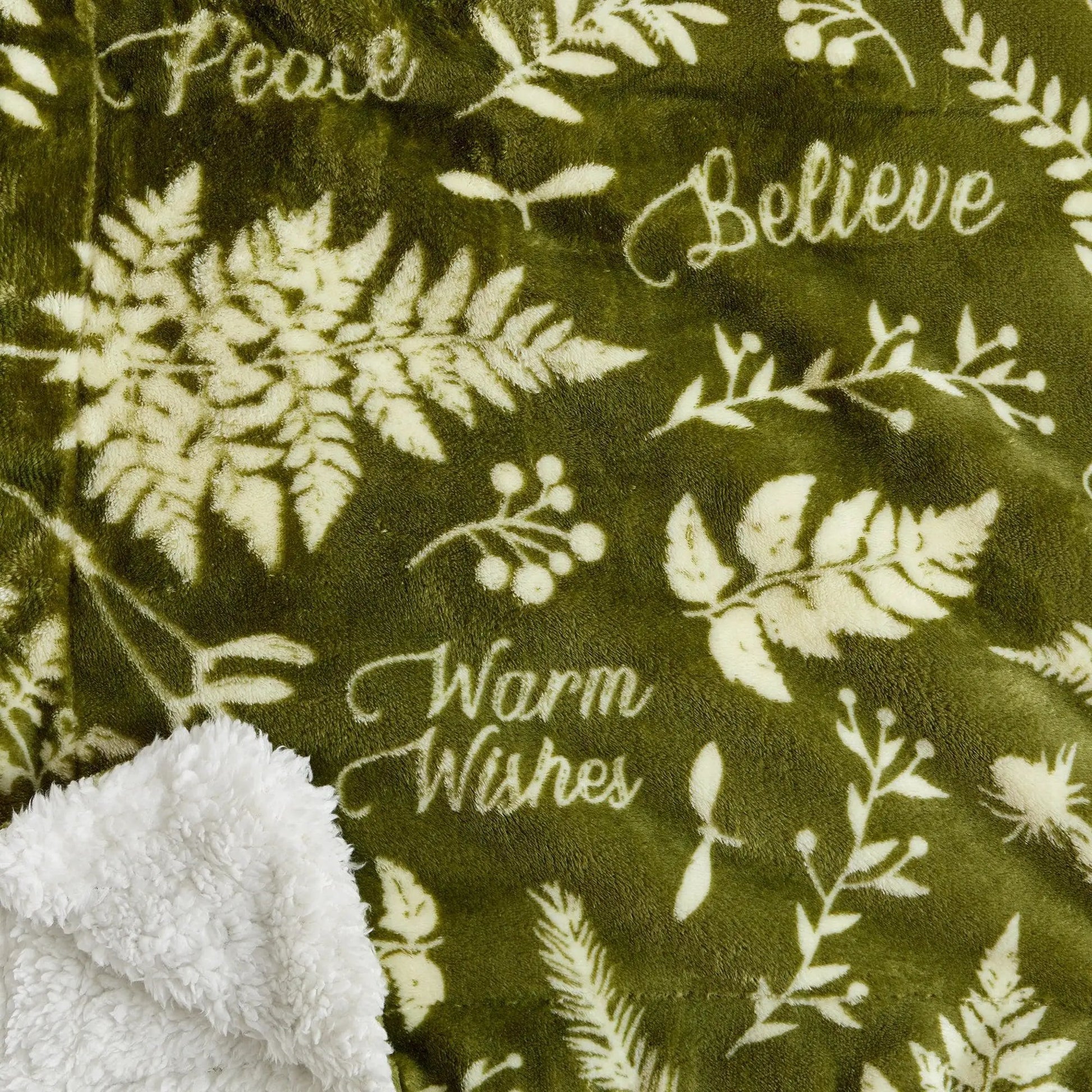Holiday Sherpa Throw - Esmay Collection from PriceLows™