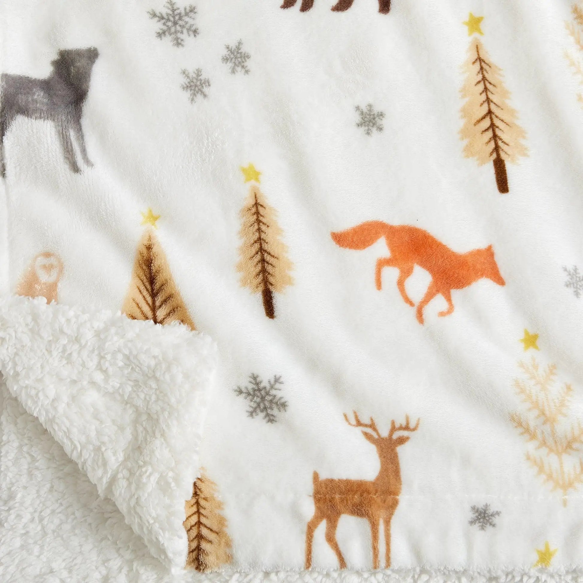 Holiday Sherpa Throw - Esmay Collection from PriceLows™