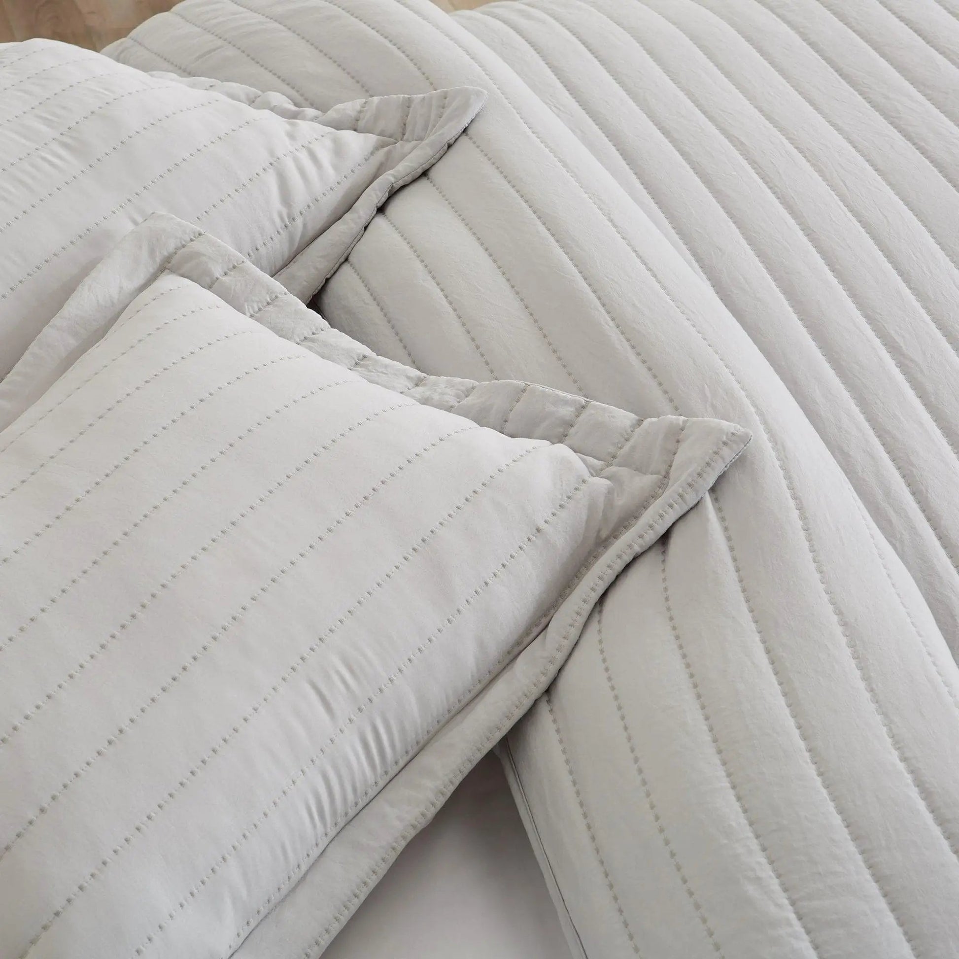 Solid Striped Quilt - Virginia Collection from PriceLows™