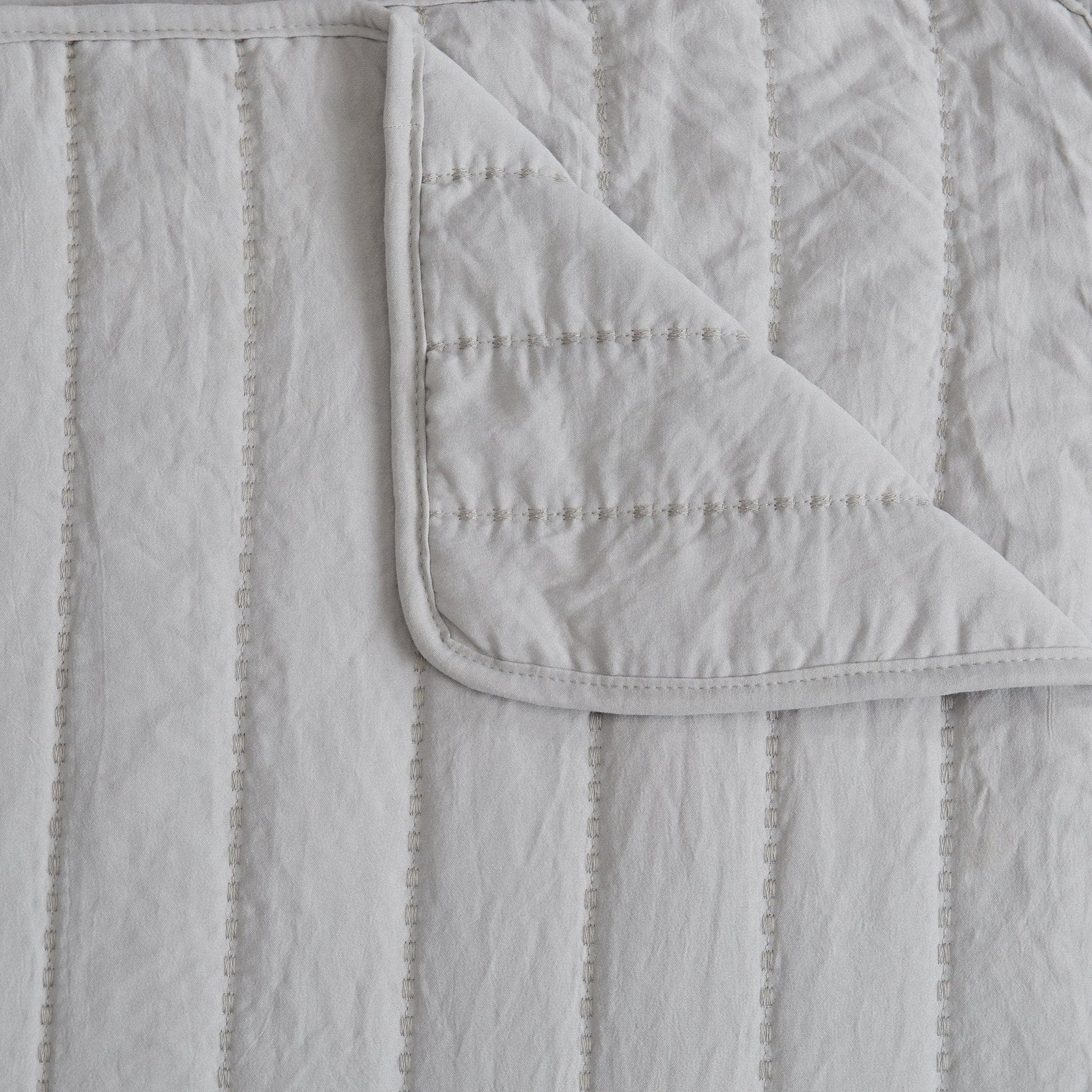 Solid Striped Quilt - Virginia Collection from PriceLows™