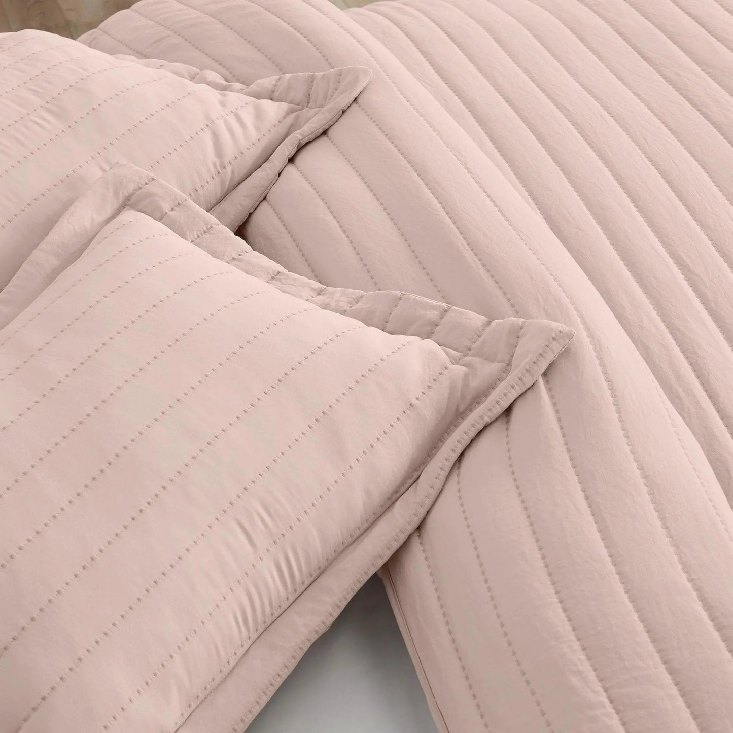 Solid Striped Quilt - Virginia Collection from PriceLows™