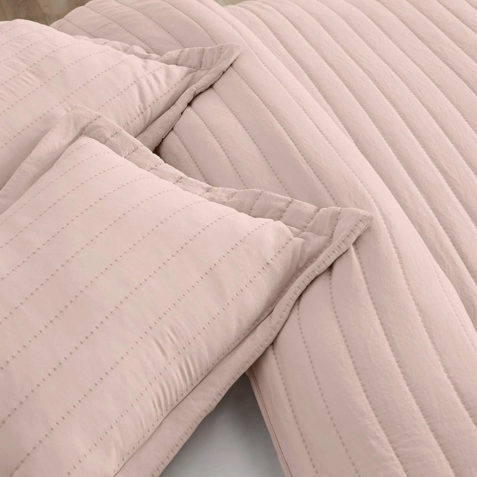 Solid Striped Quilt - Virginia Collection from PriceLows™