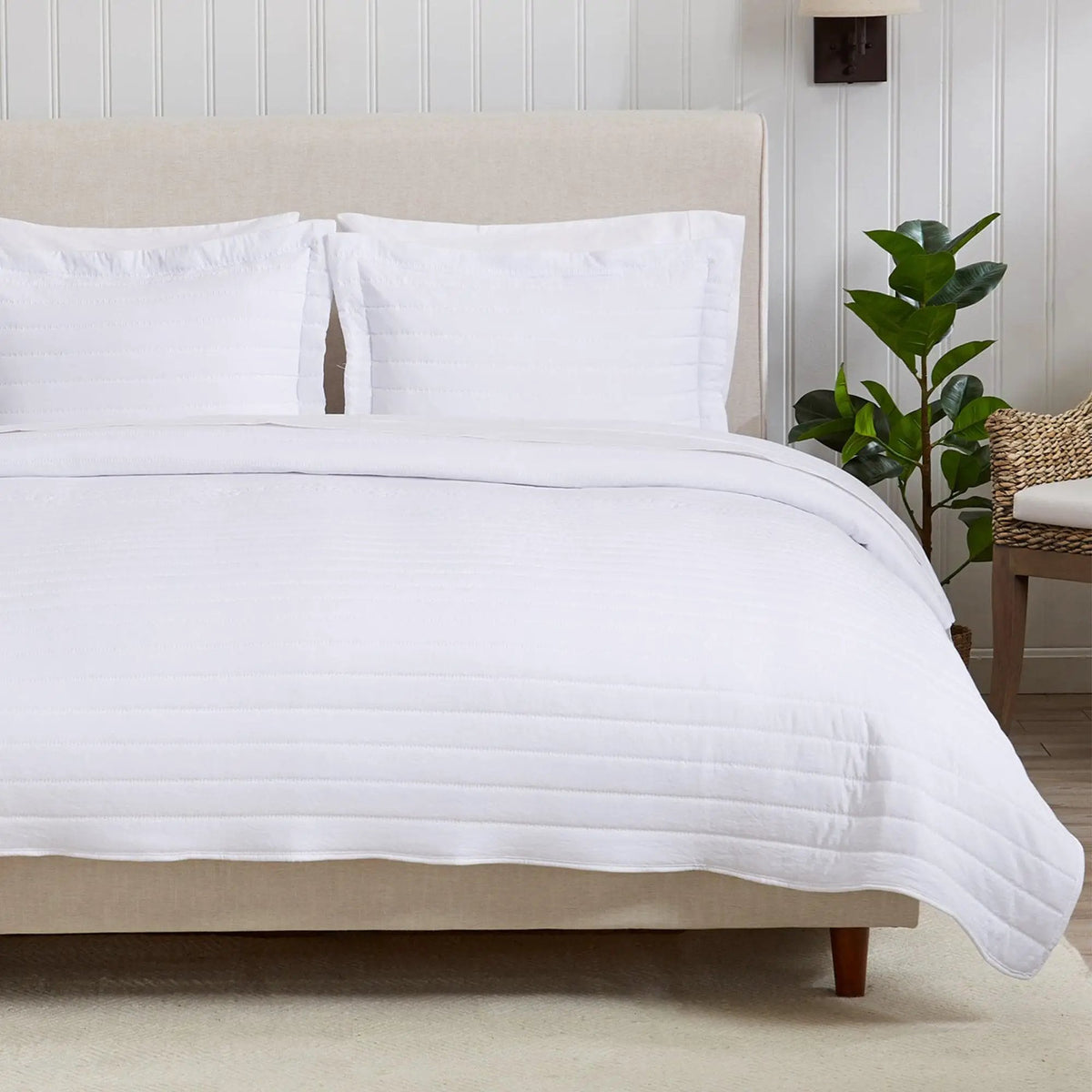 Solid Striped Quilt - Virginia Collection from PriceLows™
