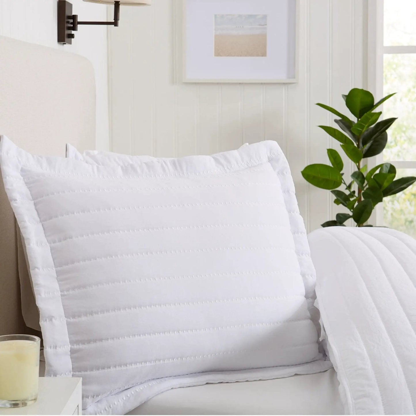 Solid Striped Quilt - Virginia Collection from PriceLows™
