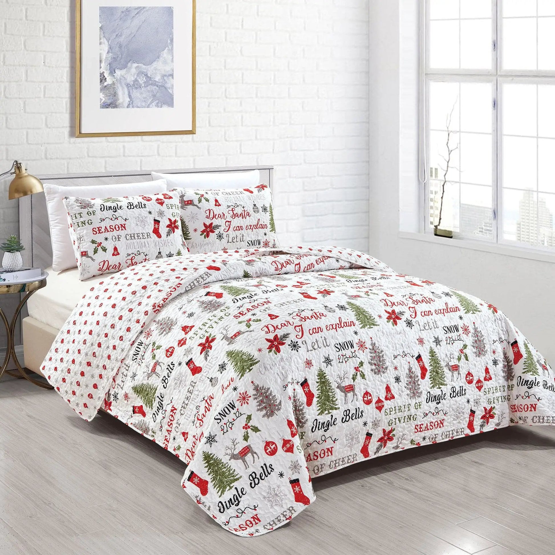 Holiday Quilt Set - Carol Collection from PriceLows™