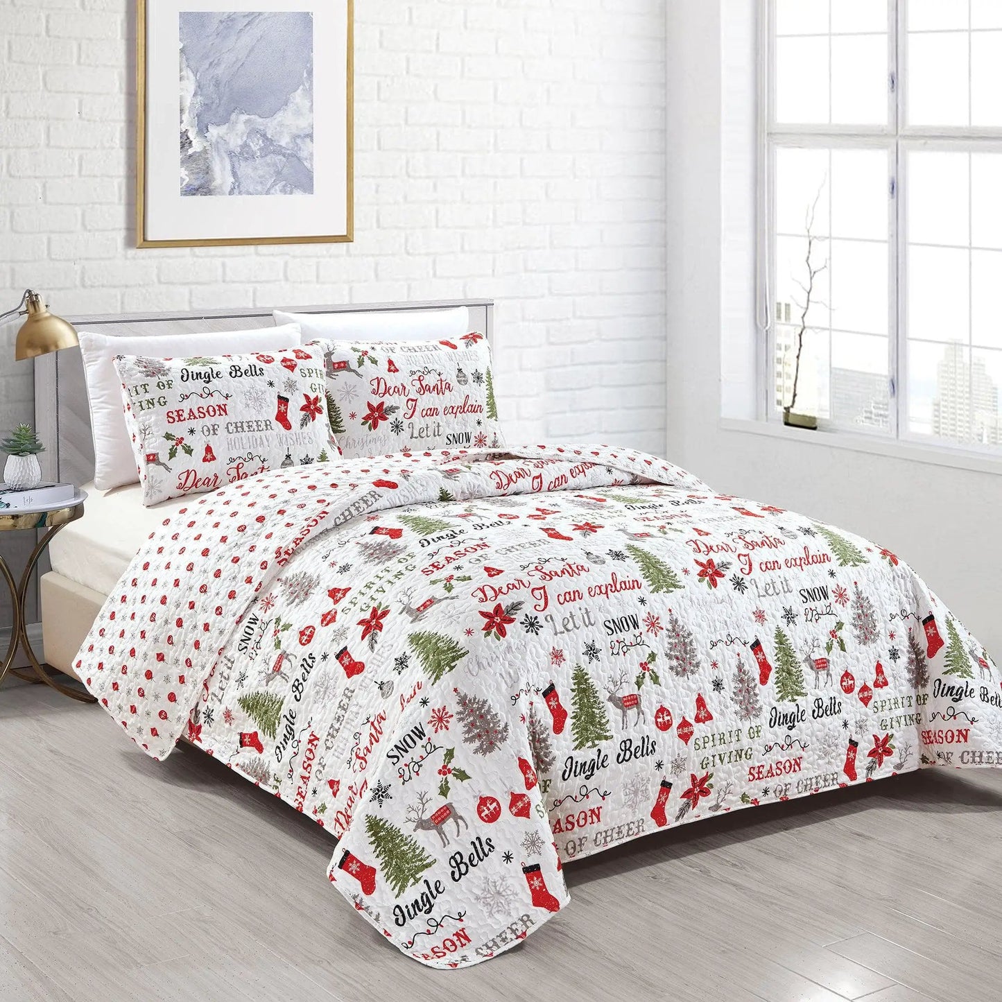 Holiday Quilt Set - Carol Collection from PriceLows™