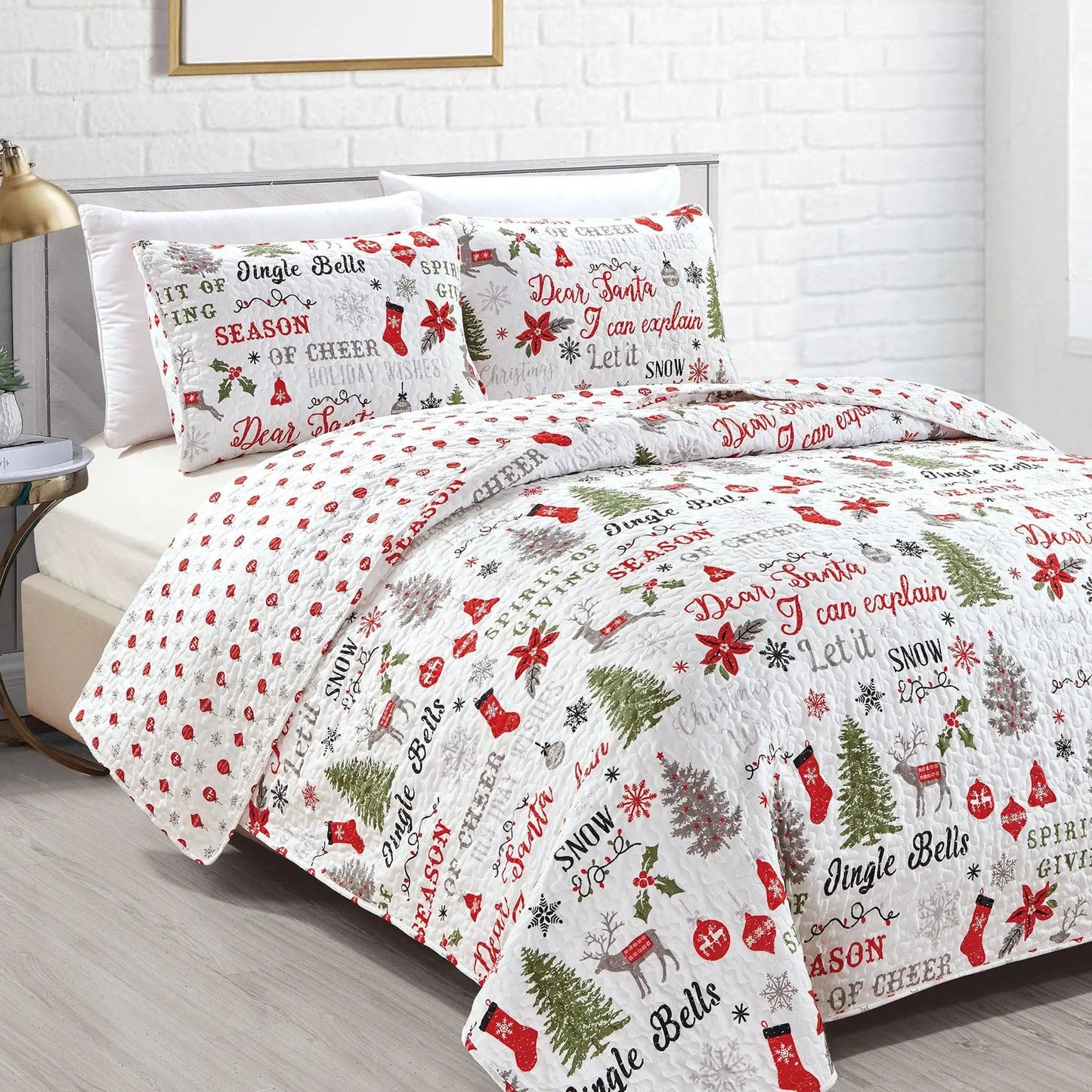 Holiday Quilt Set - Carol Collection from PriceLows™