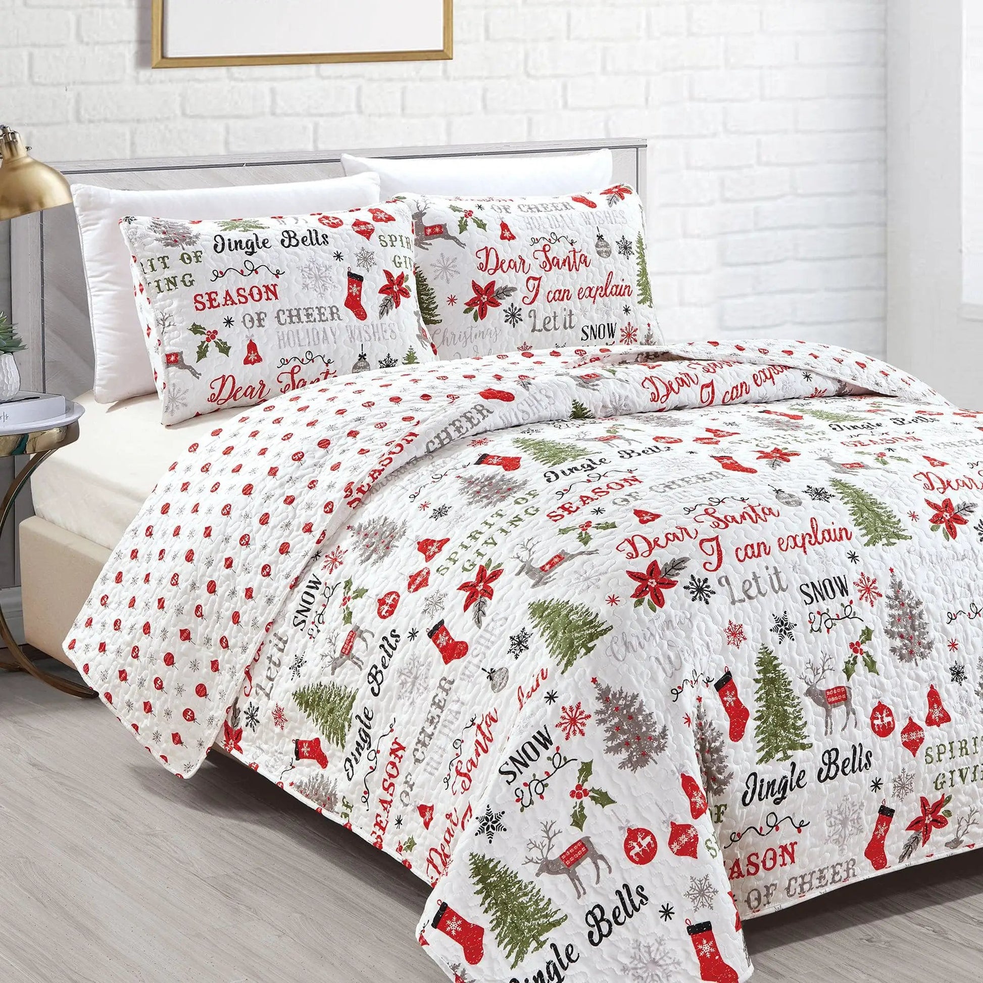 Holiday Quilt Set - Carol Collection from PriceLows™