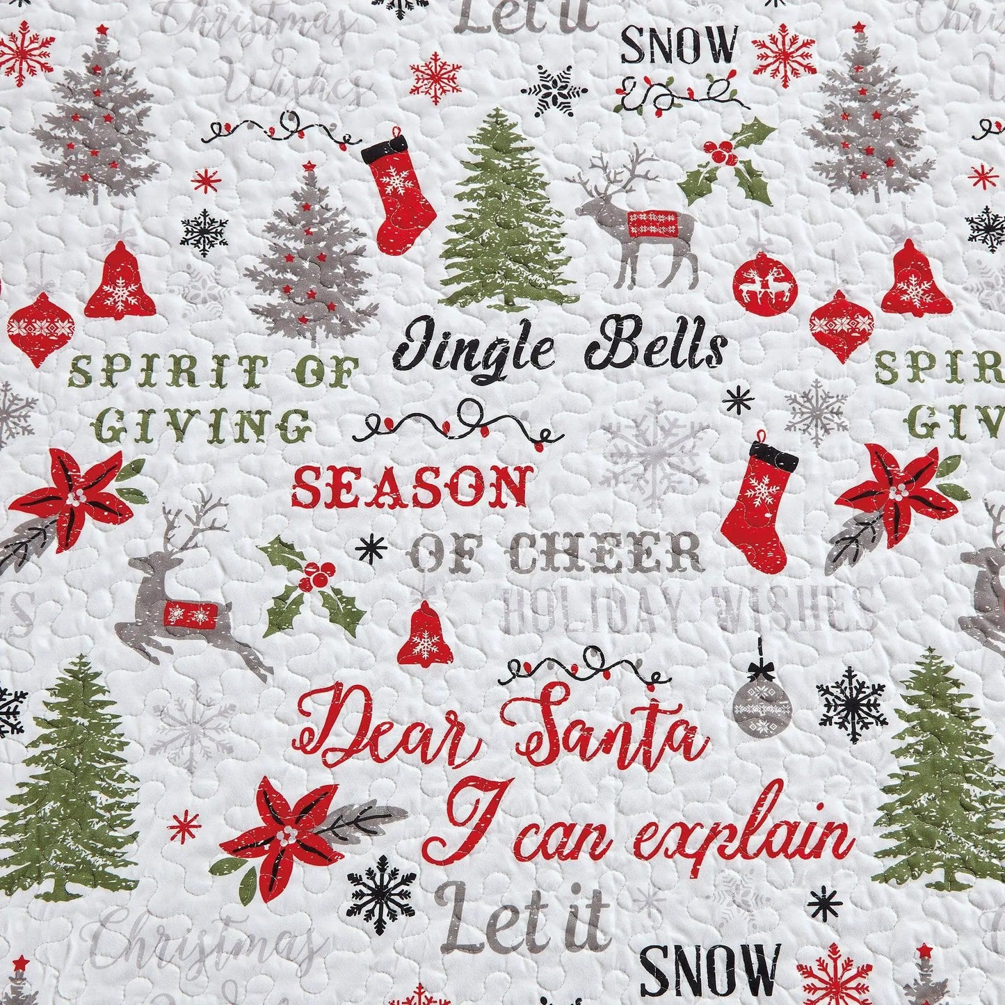 Holiday Quilt Set - Carol Collection from PriceLows™