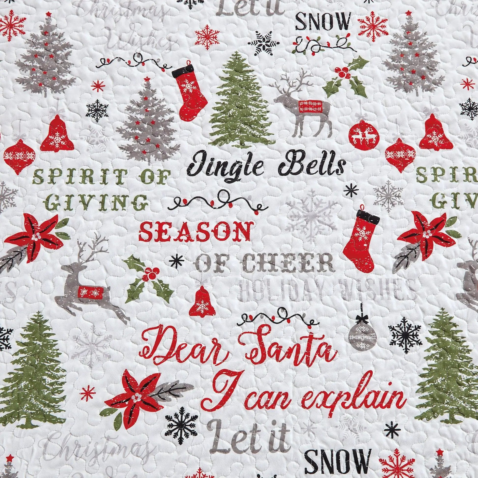 Holiday Quilt Set - Carol Collection from PriceLows™