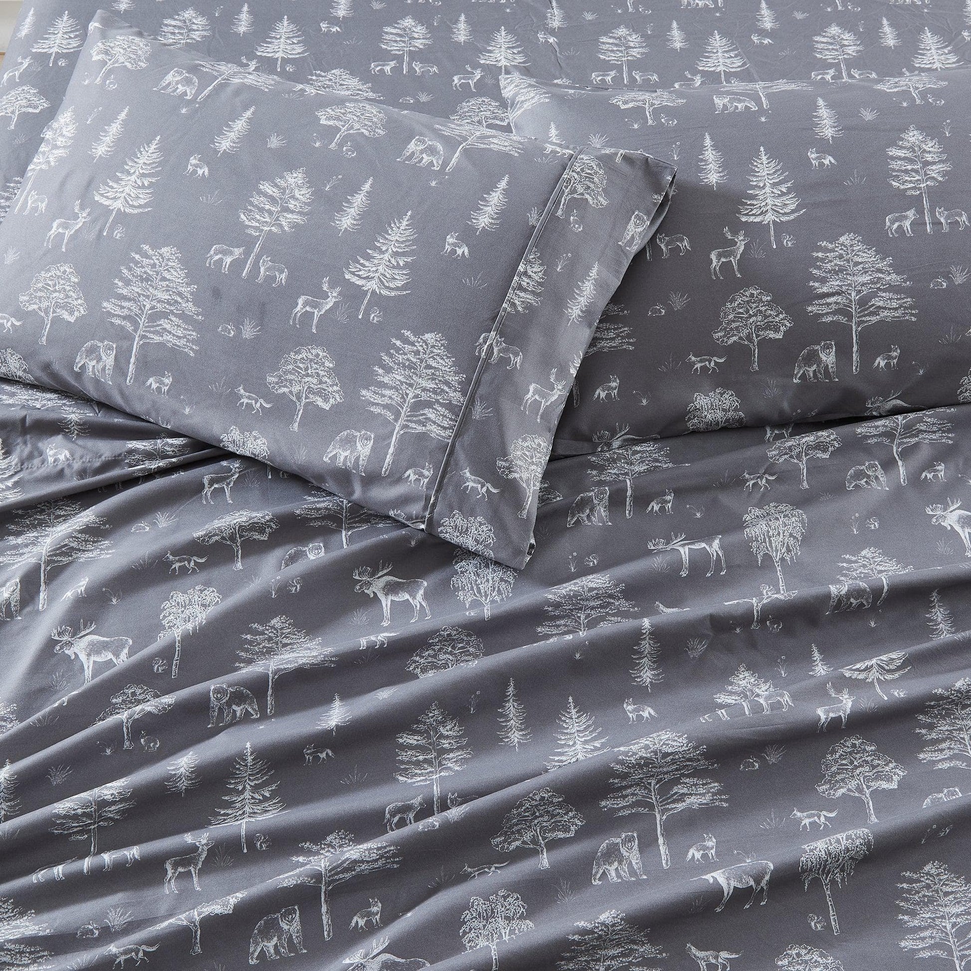 Lodge Printed Sheet Set - Mountain Ridge Collection from PriceLows™