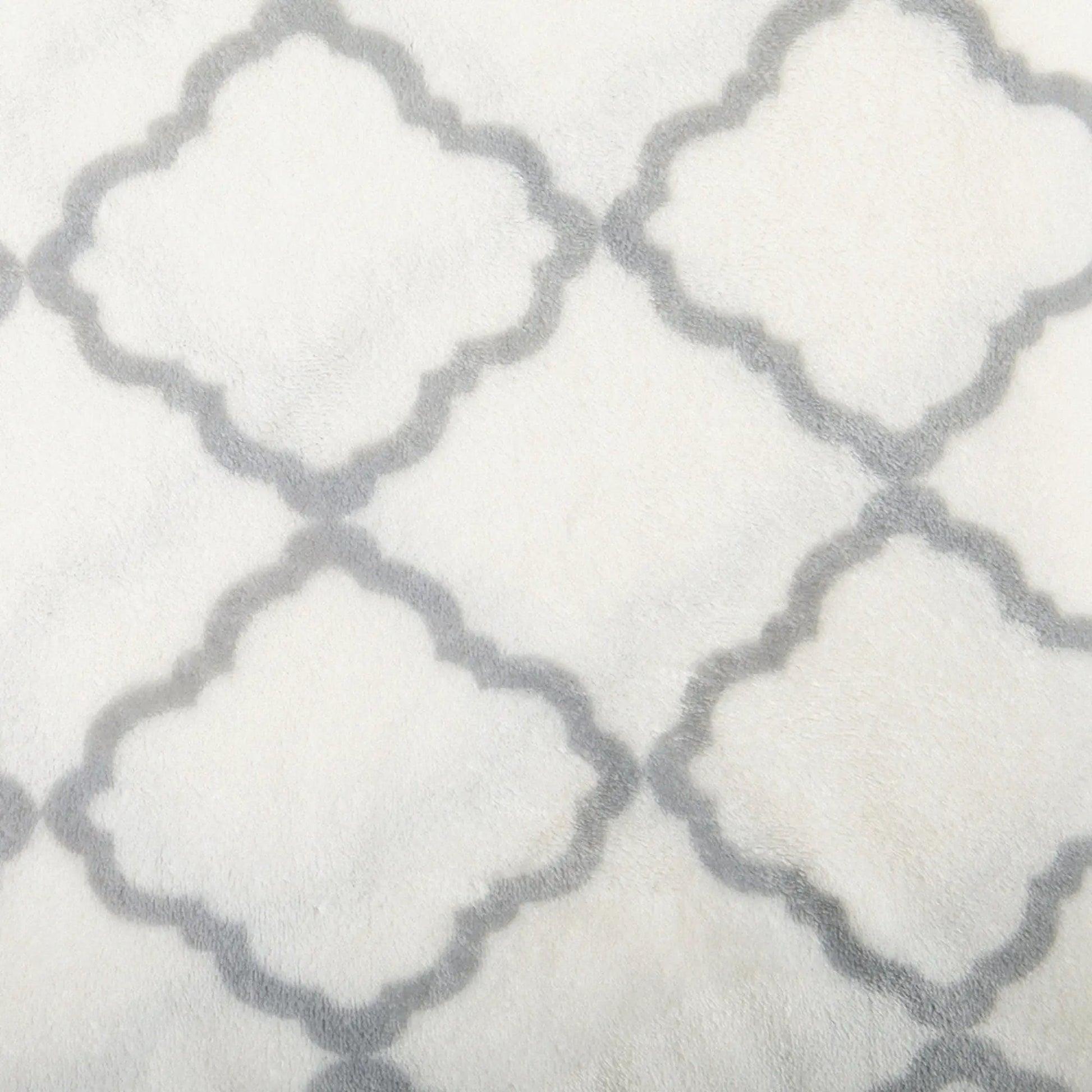 Printed Plush Sheet - Velvet Luxe Lattice Collection from PriceLows™