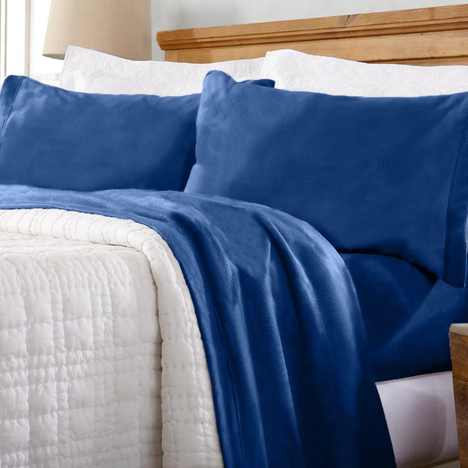 Solid Fleece Sheet - Christina Collection from PriceLows™