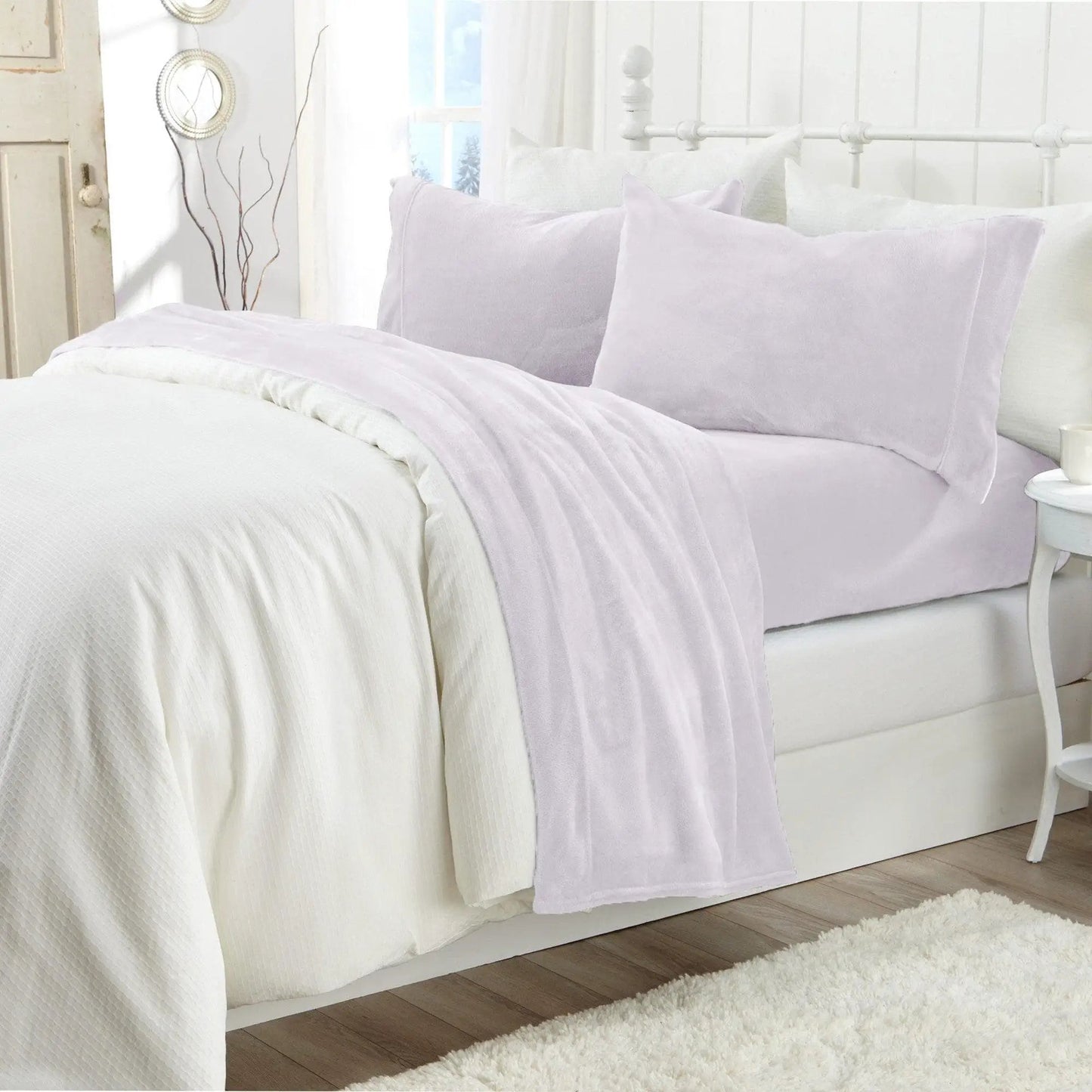 Solid Plush Sheet - Velvet Luxe Collection from PriceLows™