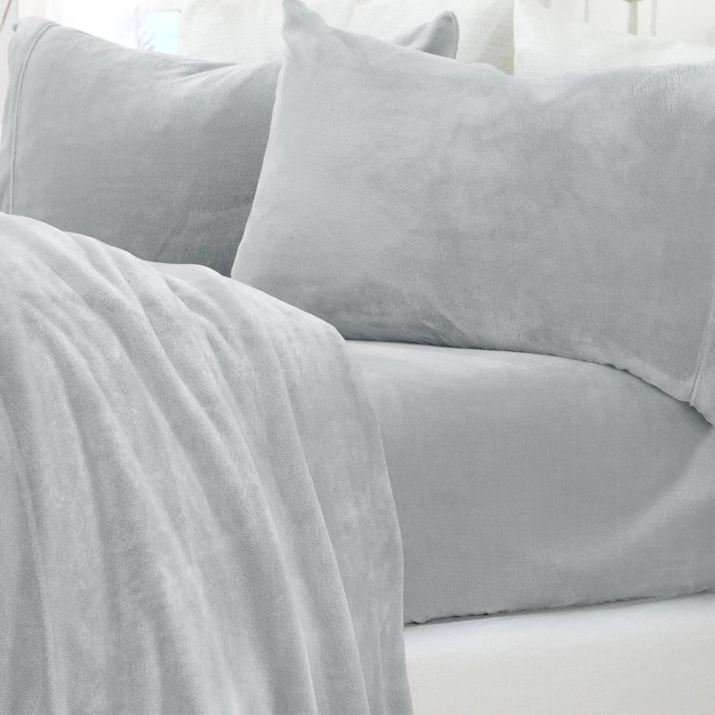 Solid Plush Sheet - Velvet Luxe Collection from PriceLows™