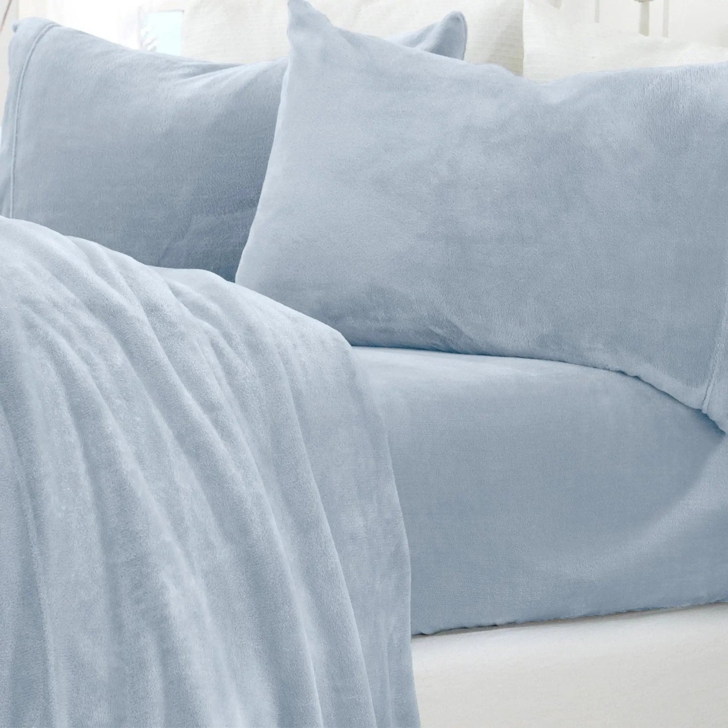 Solid Plush Sheet - Velvet Luxe Collection from PriceLows™