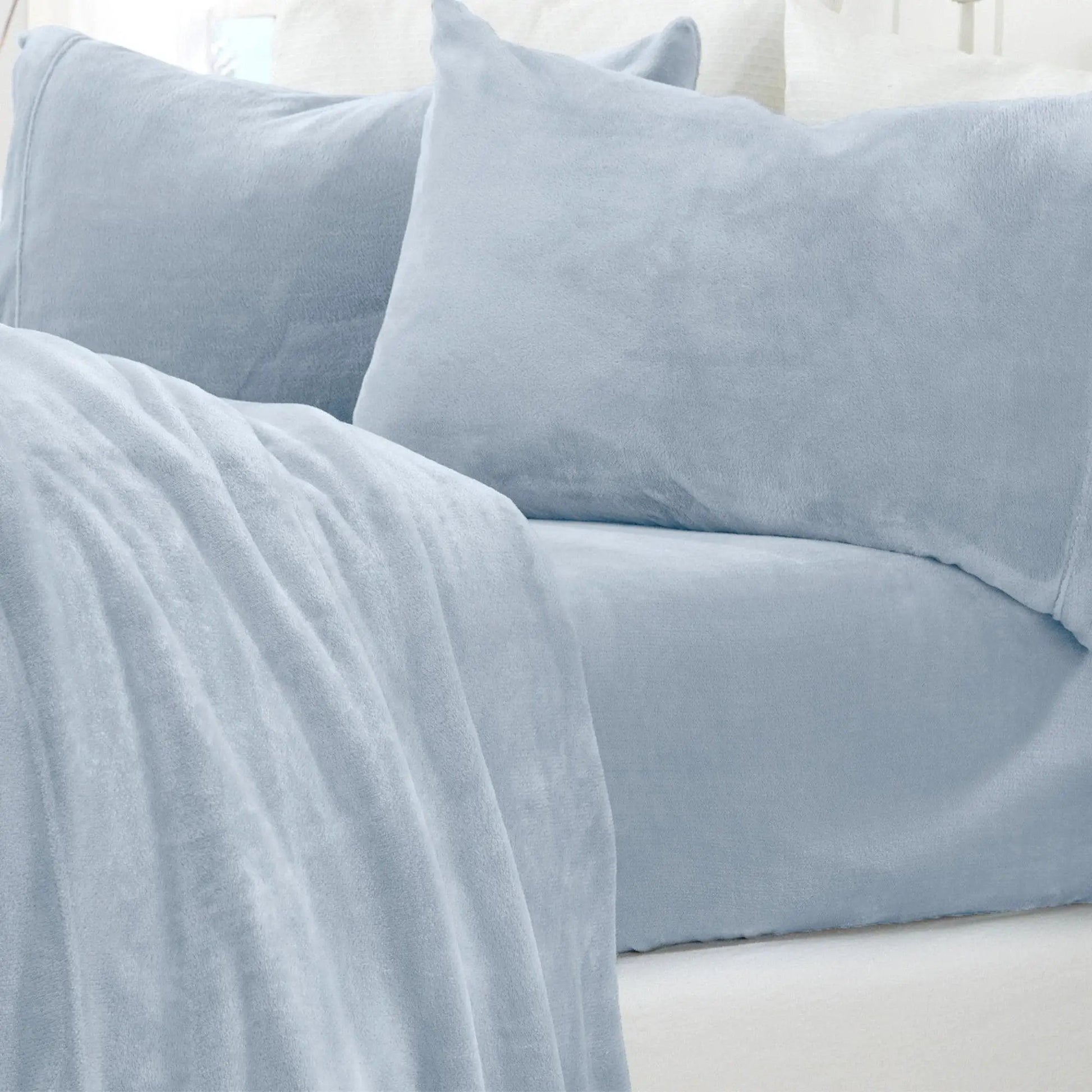 Solid Plush Sheet - Velvet Luxe Collection from PriceLows™