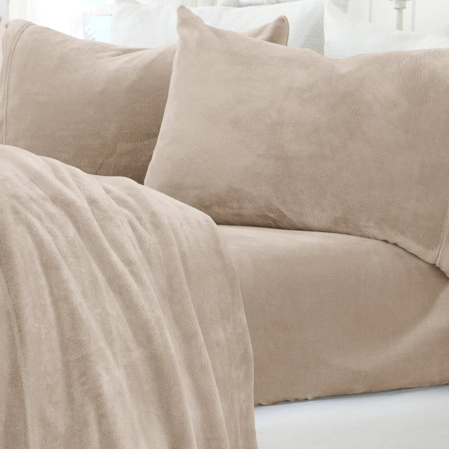 Solid Plush Sheet - Velvet Luxe Collection from PriceLows™