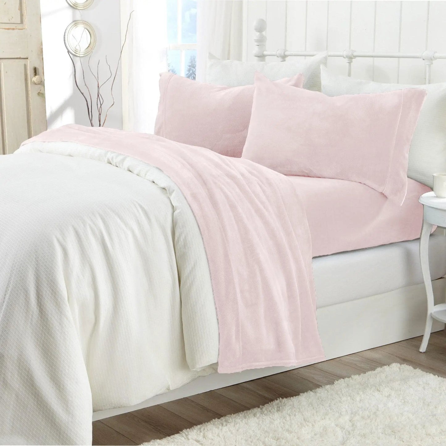 Solid Plush Sheet - Velvet Luxe Collection from PriceLows™