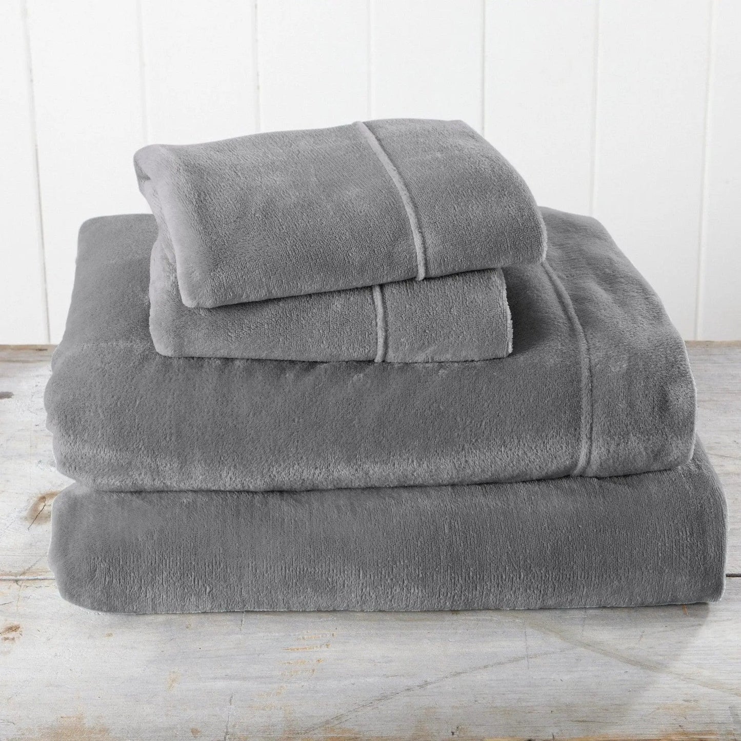 Solid Plush Sheet - Velvet Luxe Collection from PriceLows™