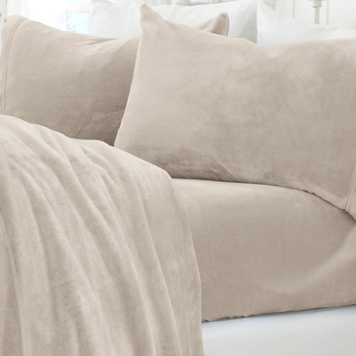 Solid Plush Sheet - Velvet Luxe Collection from PriceLows™