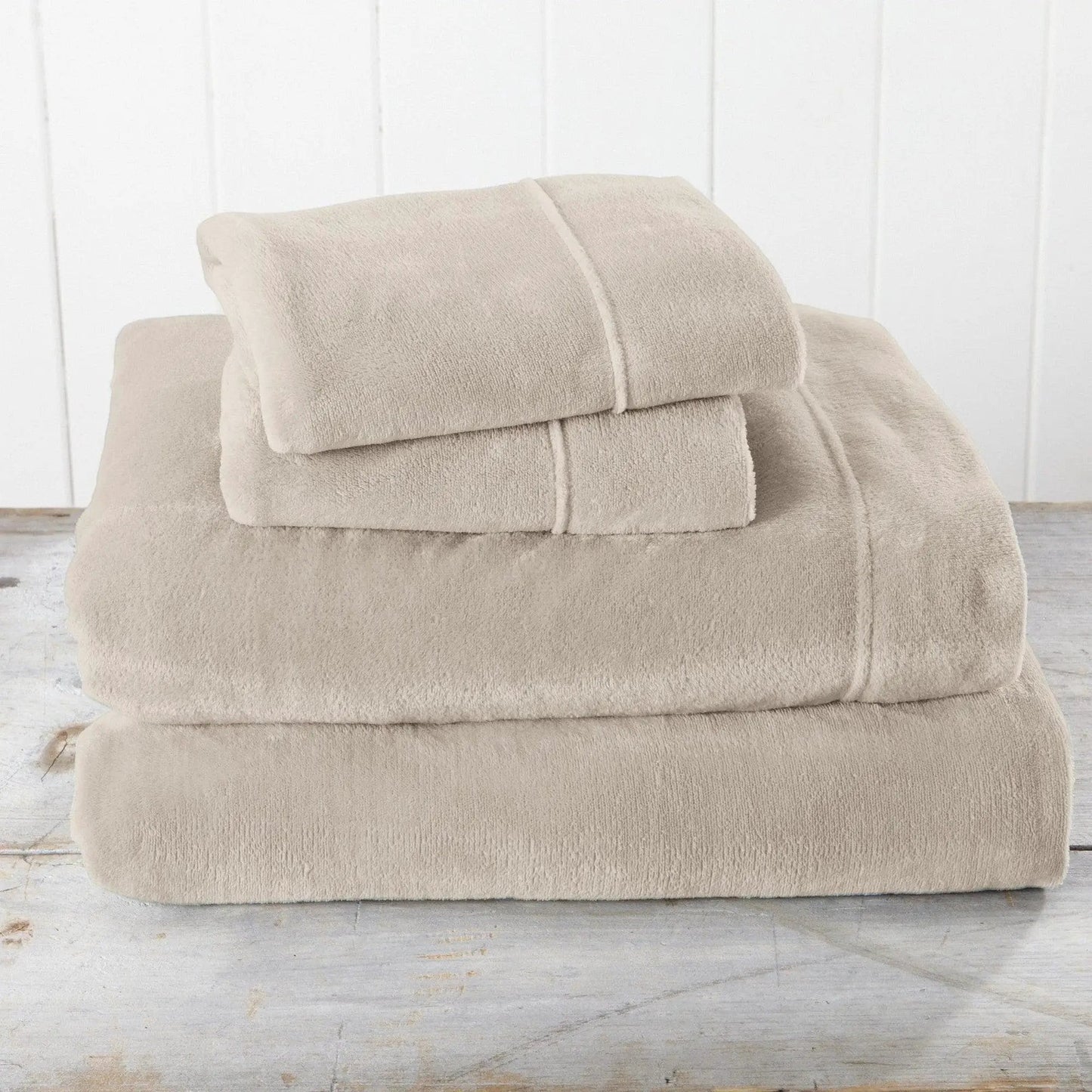 Solid Plush Sheet - Velvet Luxe Collection from PriceLows™