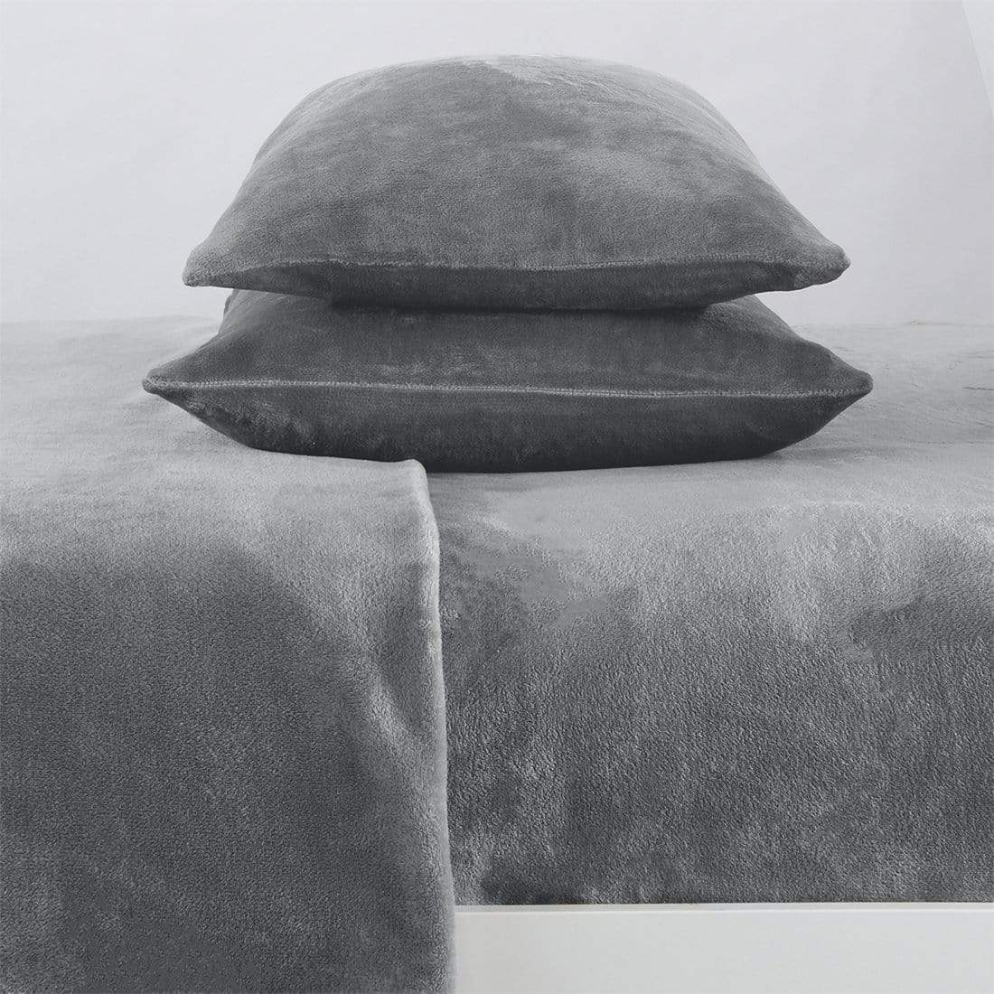 Solid Plush Sheet - Velvet Luxe Collection from PriceLows™