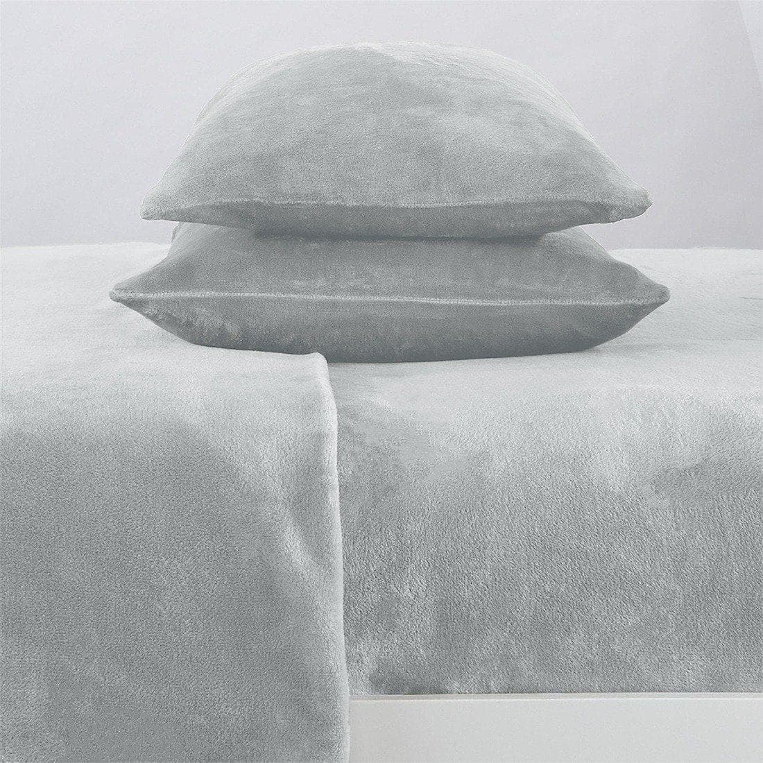 Solid Plush Sheet - Velvet Luxe Collection from PriceLows™