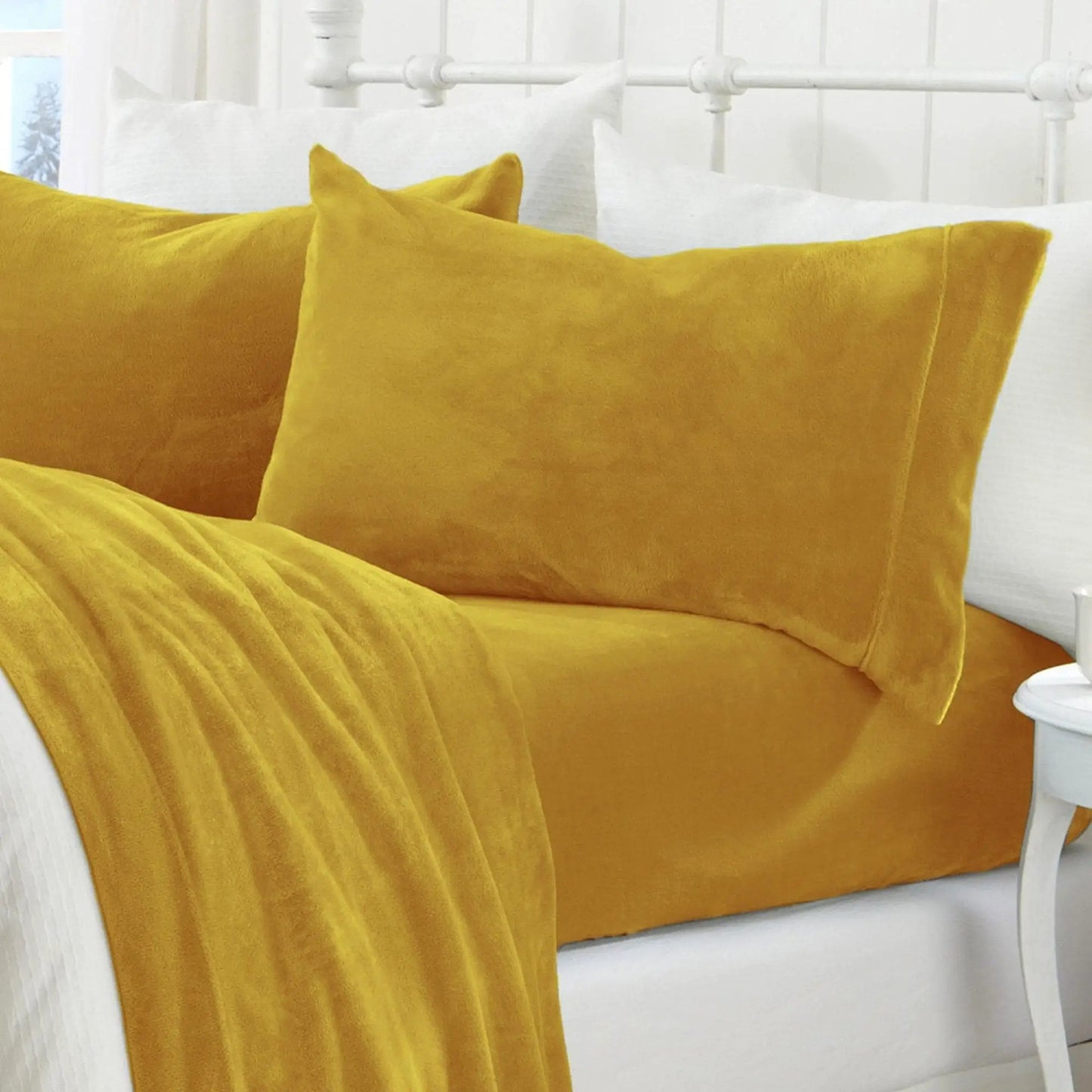 Solid Plush Sheet - Velvet Luxe Collection from PriceLows™