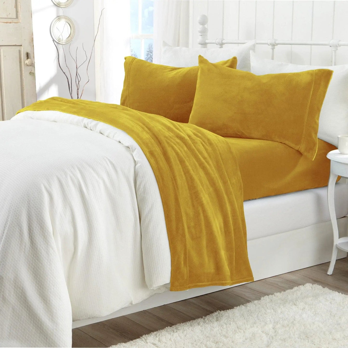 Solid Plush Sheet - Velvet Luxe Collection from PriceLows™