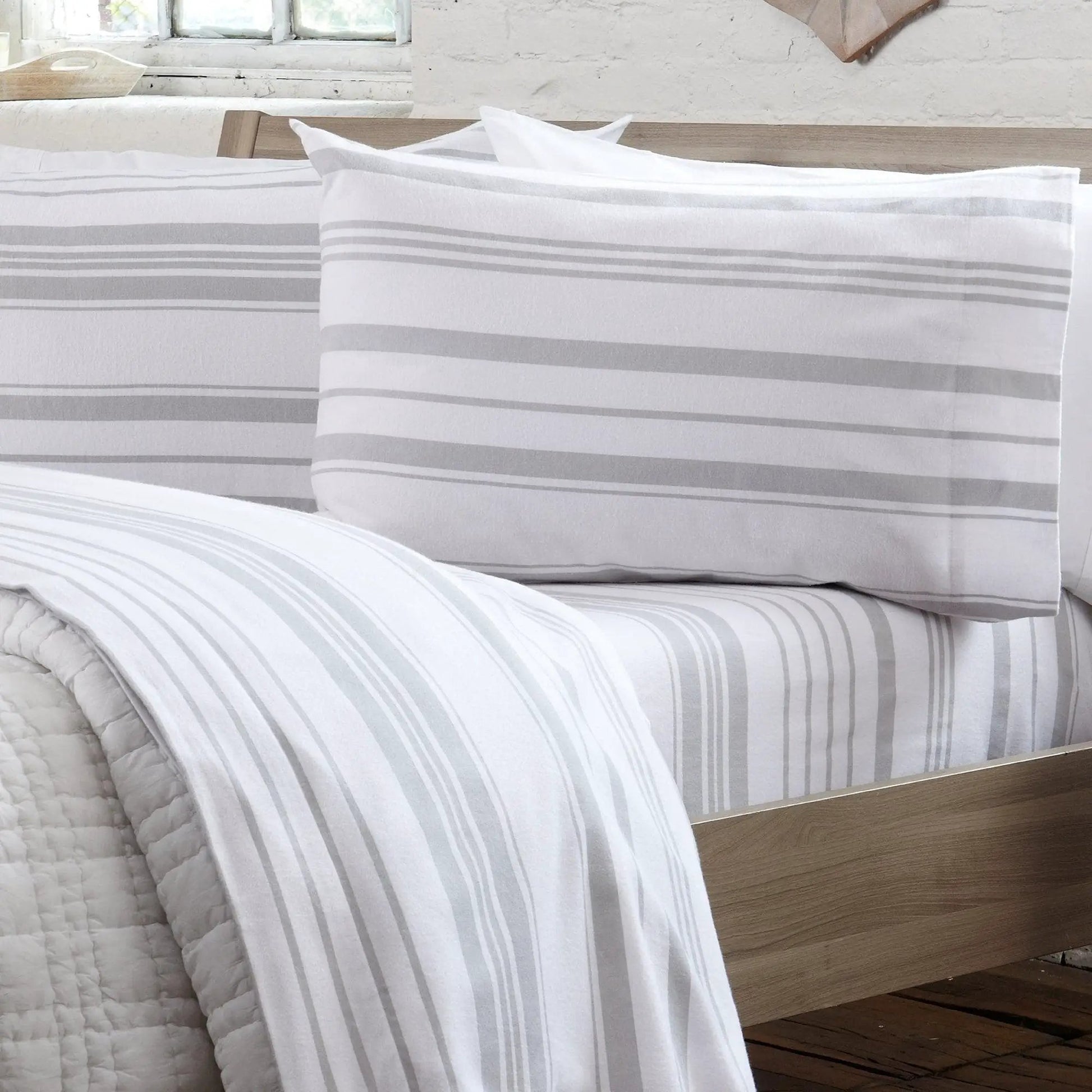 Turkish Cotton Flannel Sheet - Raye Collection from PriceLows™