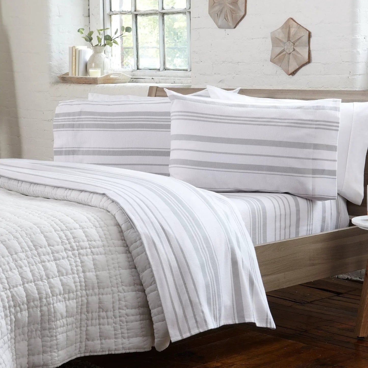 Turkish Cotton Flannel Sheet - Raye Collection from PriceLows™