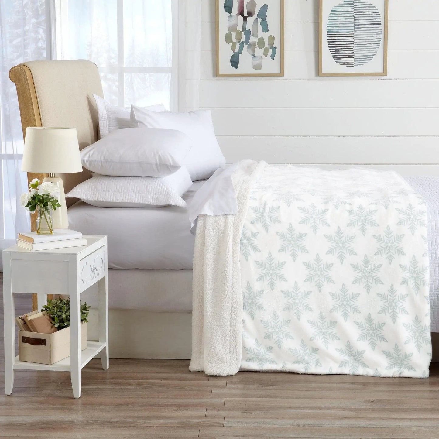 Velvet Plush Sherpa Luxury Bed Blanket - Kinsley Collection from PriceLows™