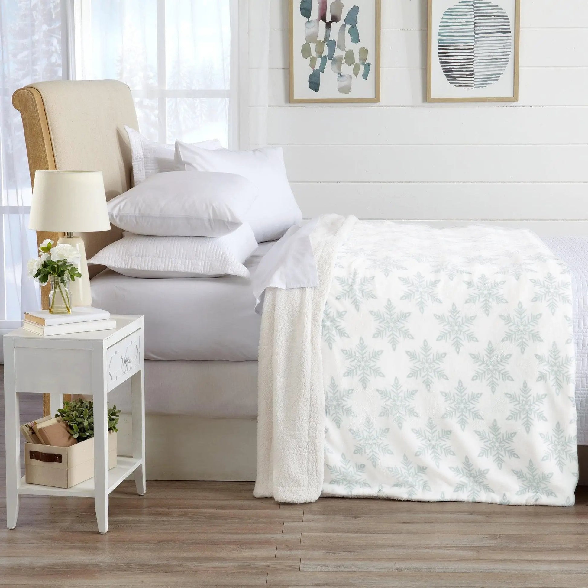 Velvet Plush Sherpa Luxury Bed Blanket - Kinsley Collection from PriceLows™