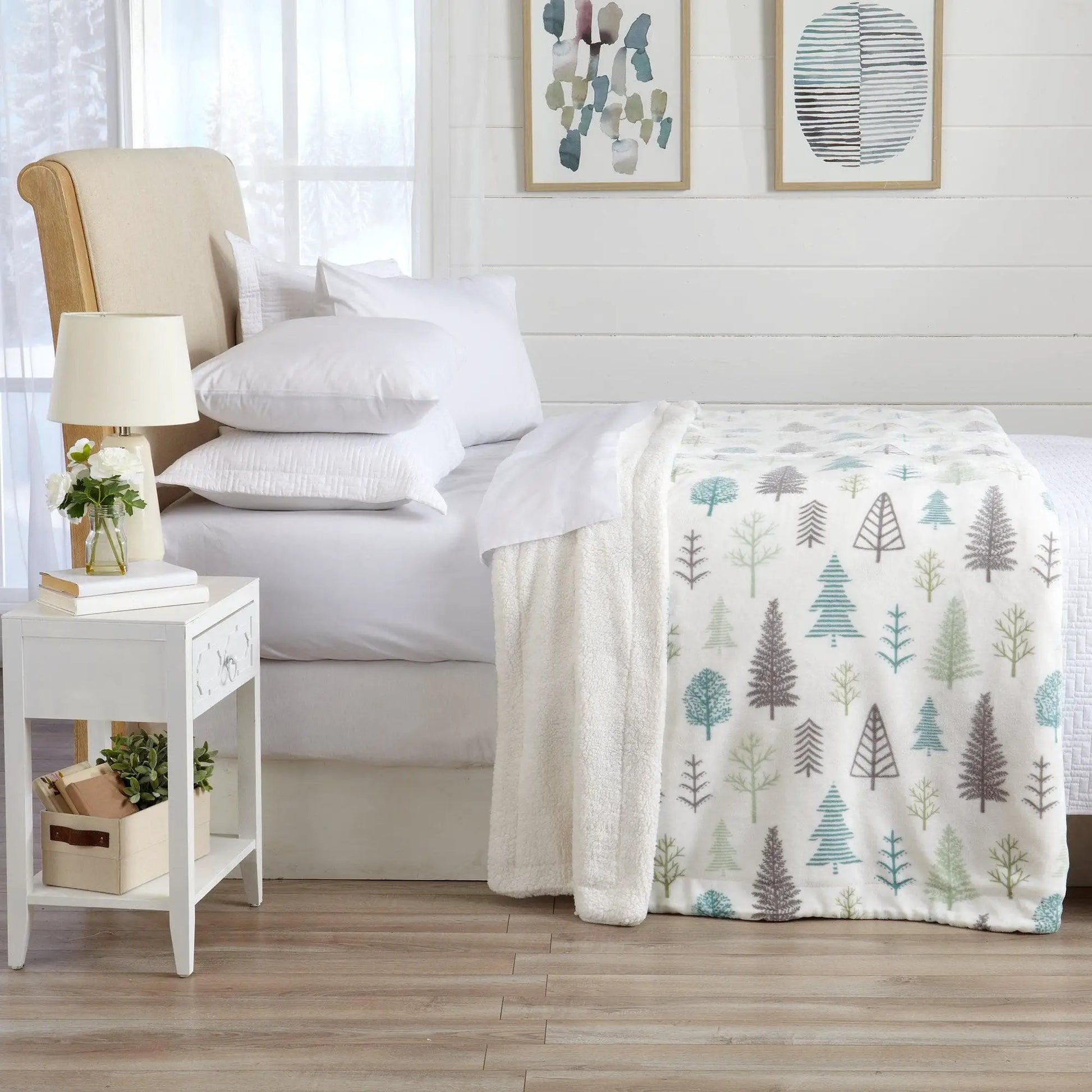 Velvet Plush Sherpa Luxury Bed Blanket - Kinsley Collection from PriceLows™