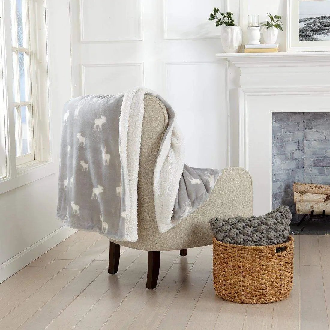 Velvet Plush Sherpa Luxury Bed Blanket - Kinsley Collection from PriceLows™