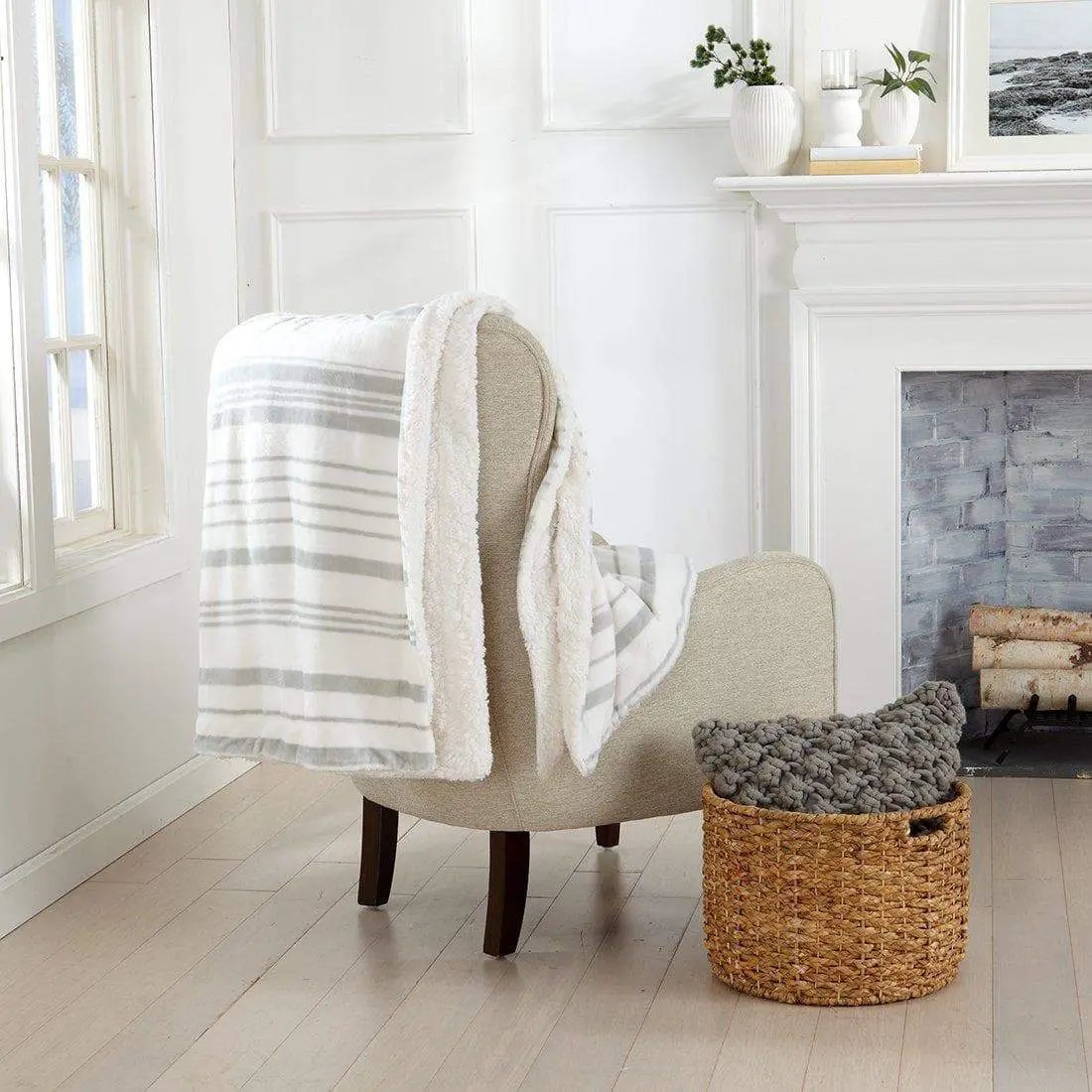 Velvet Plush Sherpa Luxury Bed Blanket - Kinsley Collection from PriceLows™