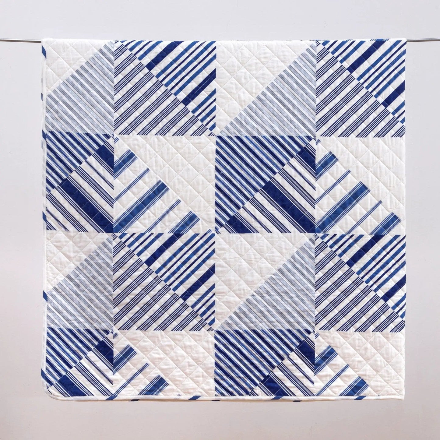 Navy Stripe Quilt - Midnight Bay Collection from PriceLows™