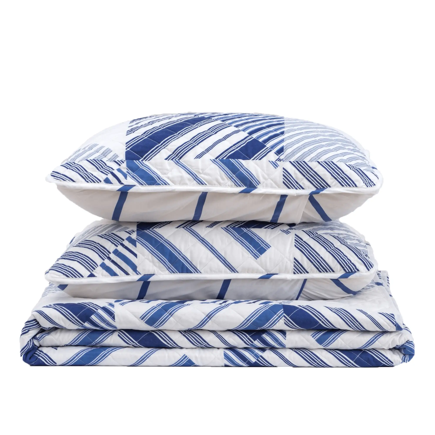 Navy Stripe Quilt - Midnight Bay Collection from PriceLows™