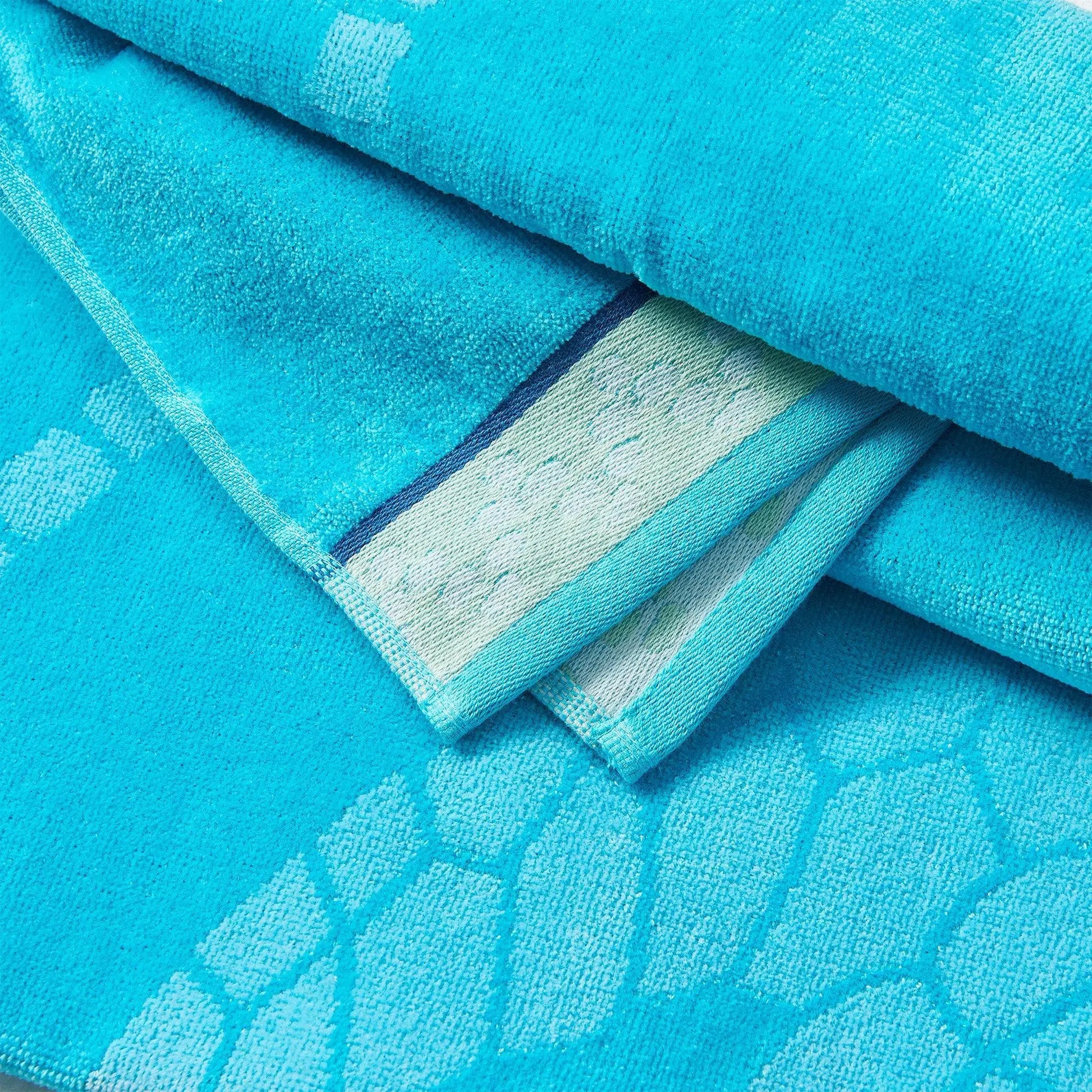 2 Pack 100% Cotton Jacquard Beach Towels - Playa Collection from PriceLows™