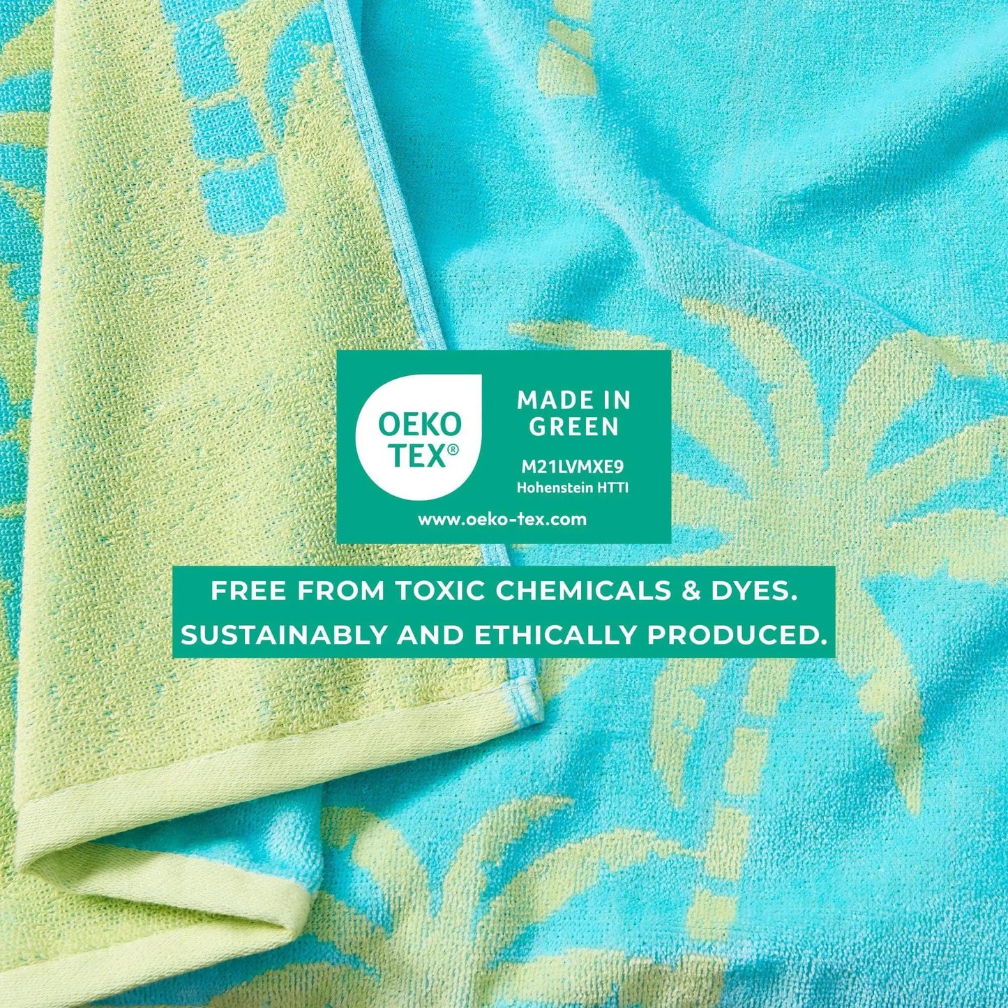 2 Pack 100% Cotton Jacquard Beach Towels - Playa Collection from PriceLows™