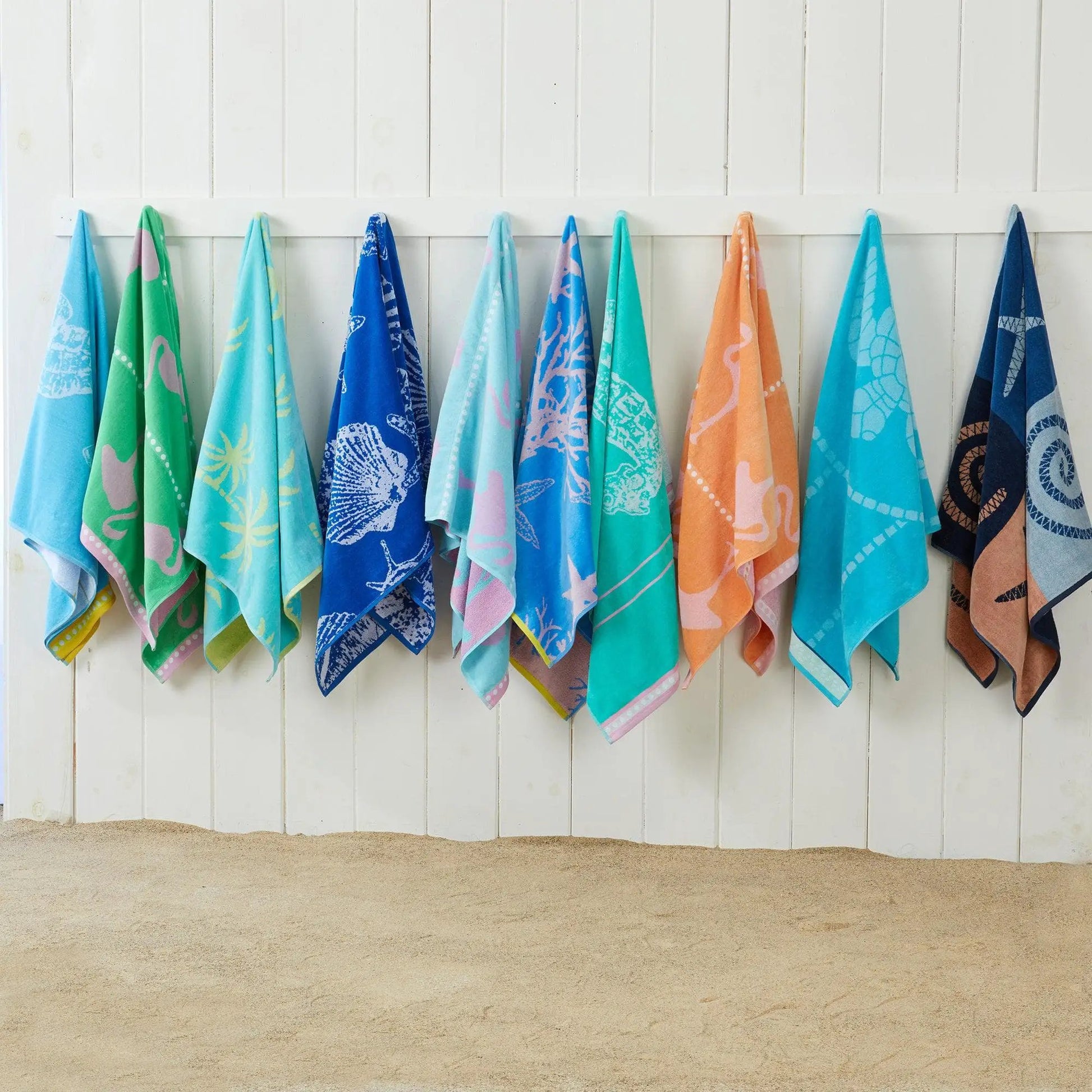 2 Pack 100% Cotton Jacquard Beach Towels - Playa Collection from PriceLows™