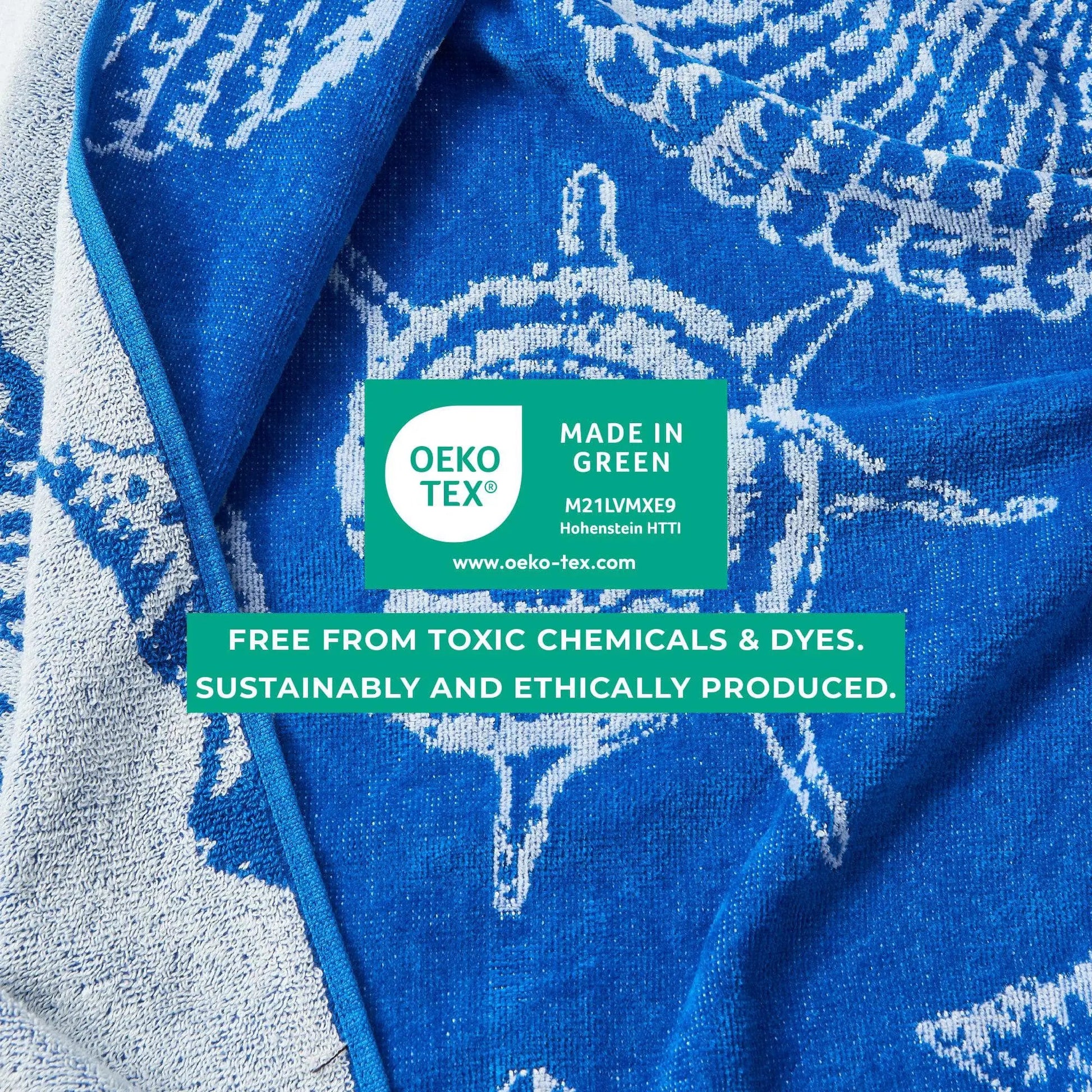 2 Pack 100% Cotton Jacquard Beach Towels - Playa Collection from PriceLows™