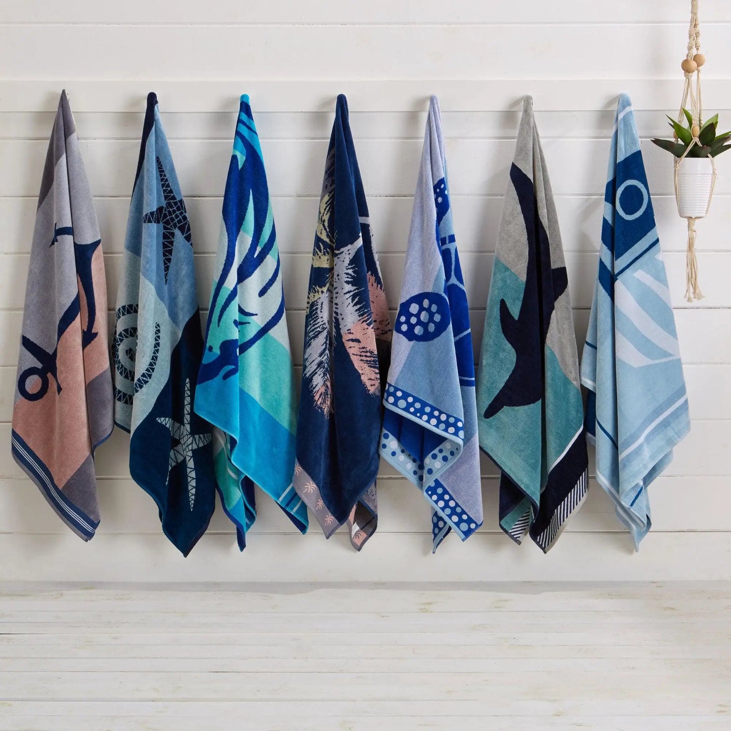 2 Pack 100% Cotton Jacquard Beach Towels - Playa Collection from PriceLows™