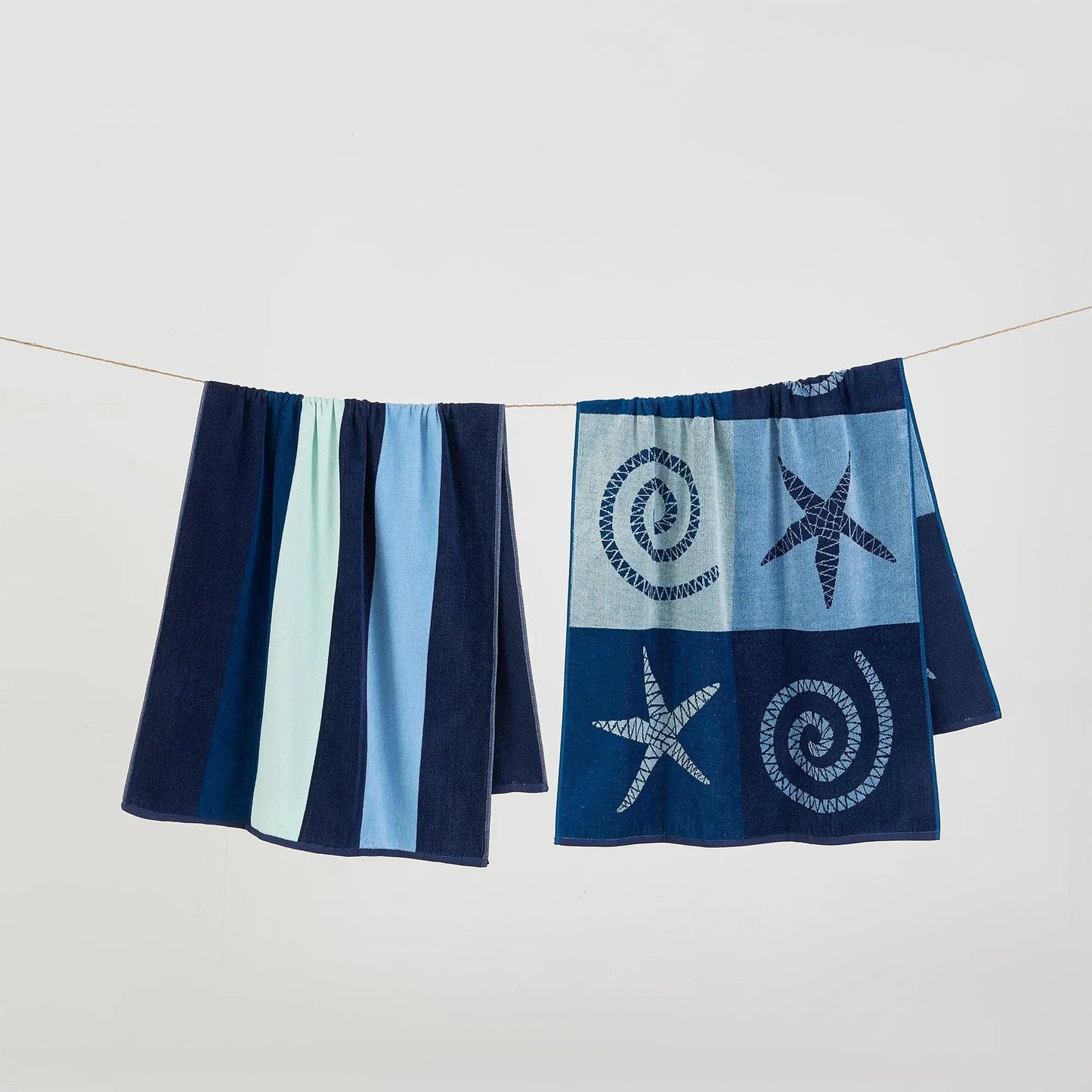 2 Pack 100% Cotton Jacquard Beach Towels - Playa Collection from PriceLows™