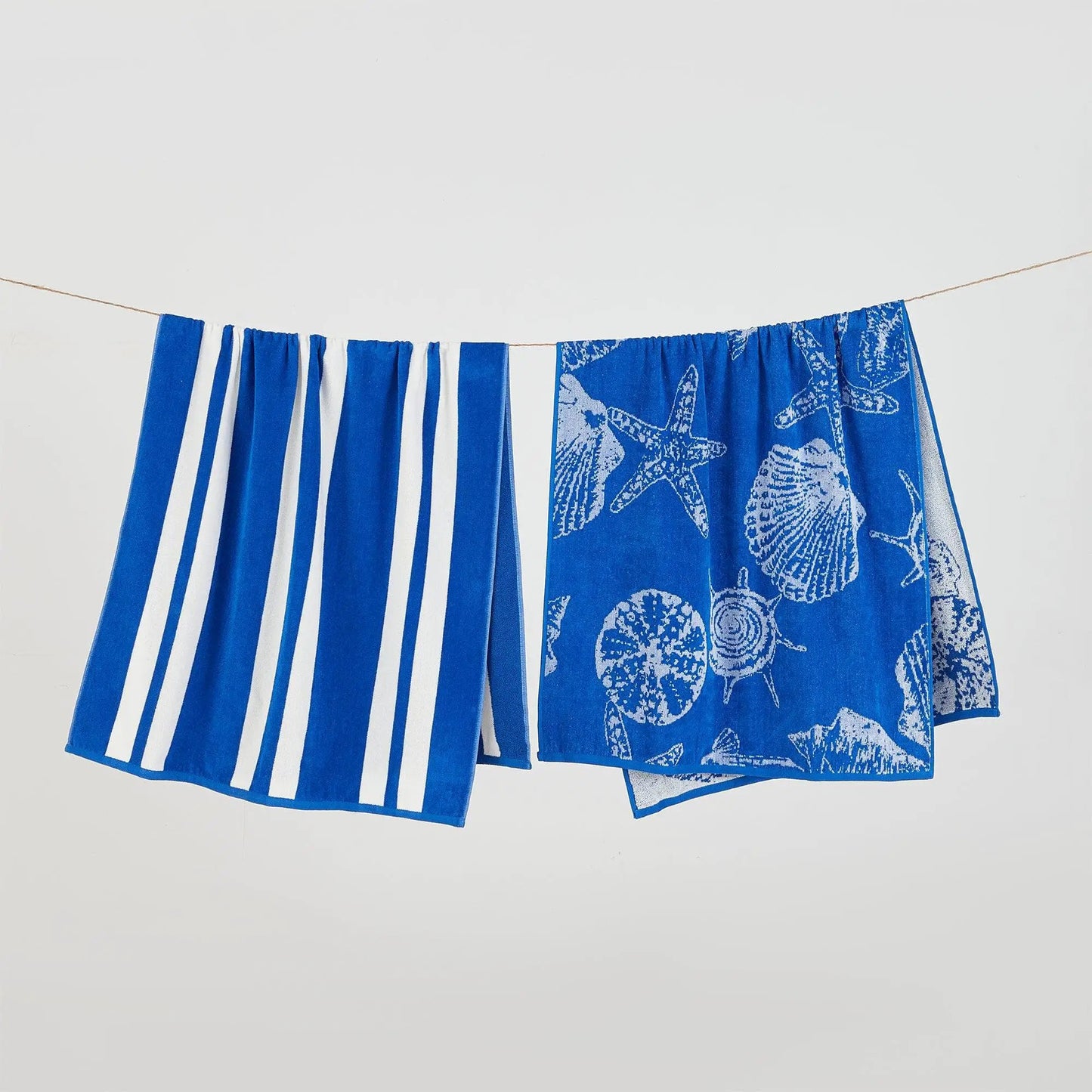 2 Pack 100% Cotton Jacquard Beach Towels - Playa Collection from PriceLows™