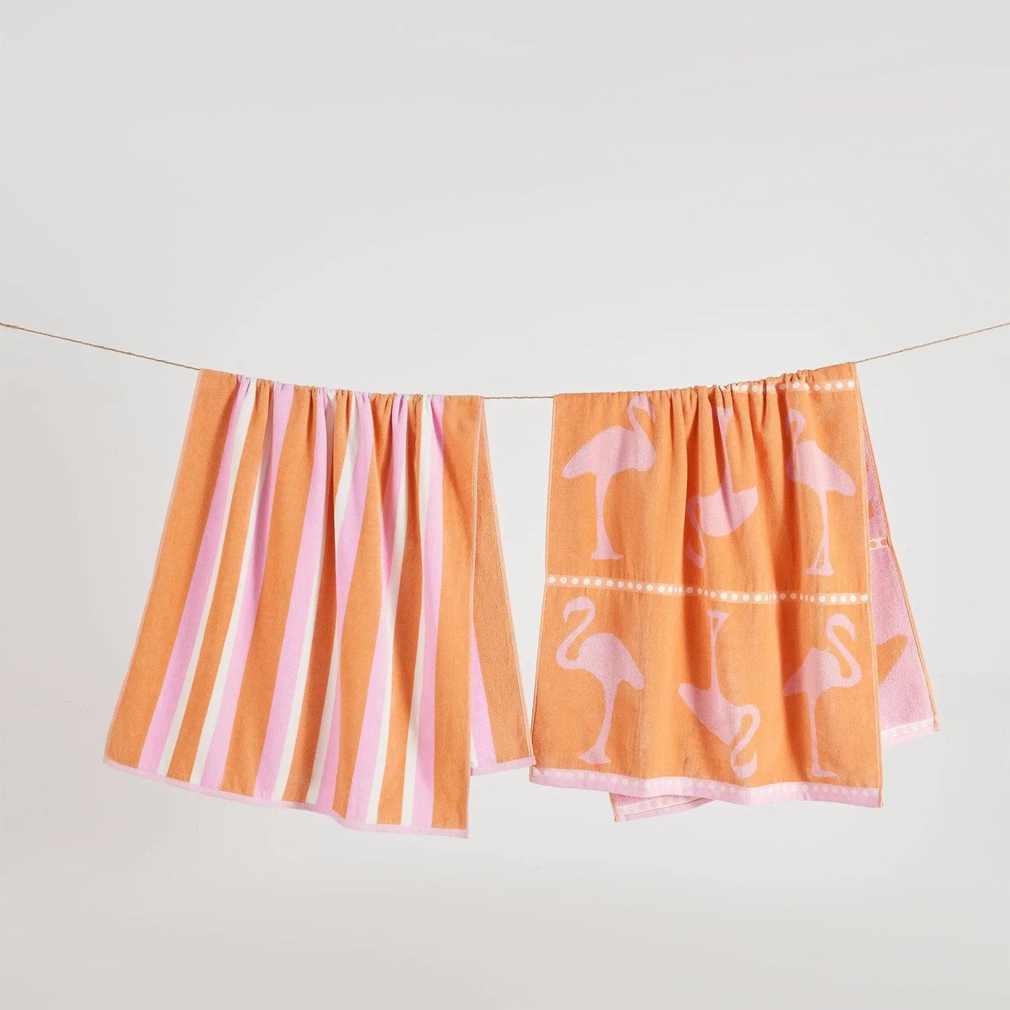 2 Pack 100% Cotton Jacquard Beach Towels - Playa Collection from PriceLows™